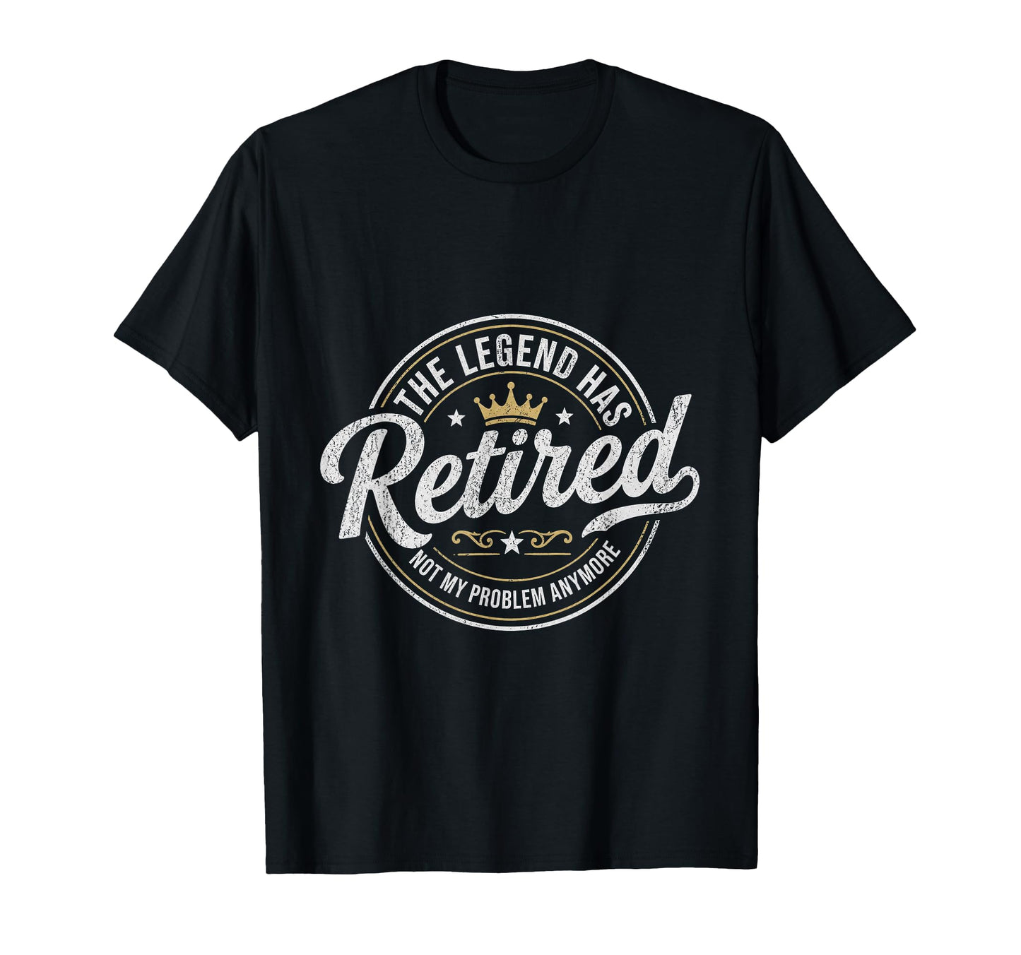 Legend Has Retired Funny Retirement T-Shirt - Minimalist Print for Adults - T-Shirt, Sweatshirt, Hoodie