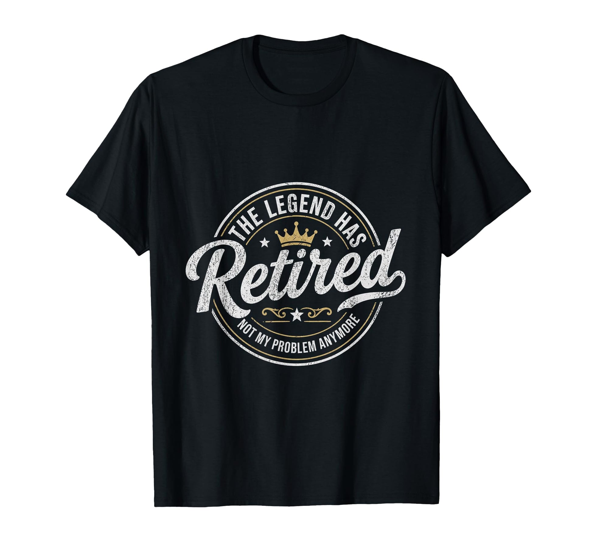 Legend Has Retired Funny Retirement T-Shirt - Minimalist Print for Adults - T-Shirt, Sweatshirt, Hoodie