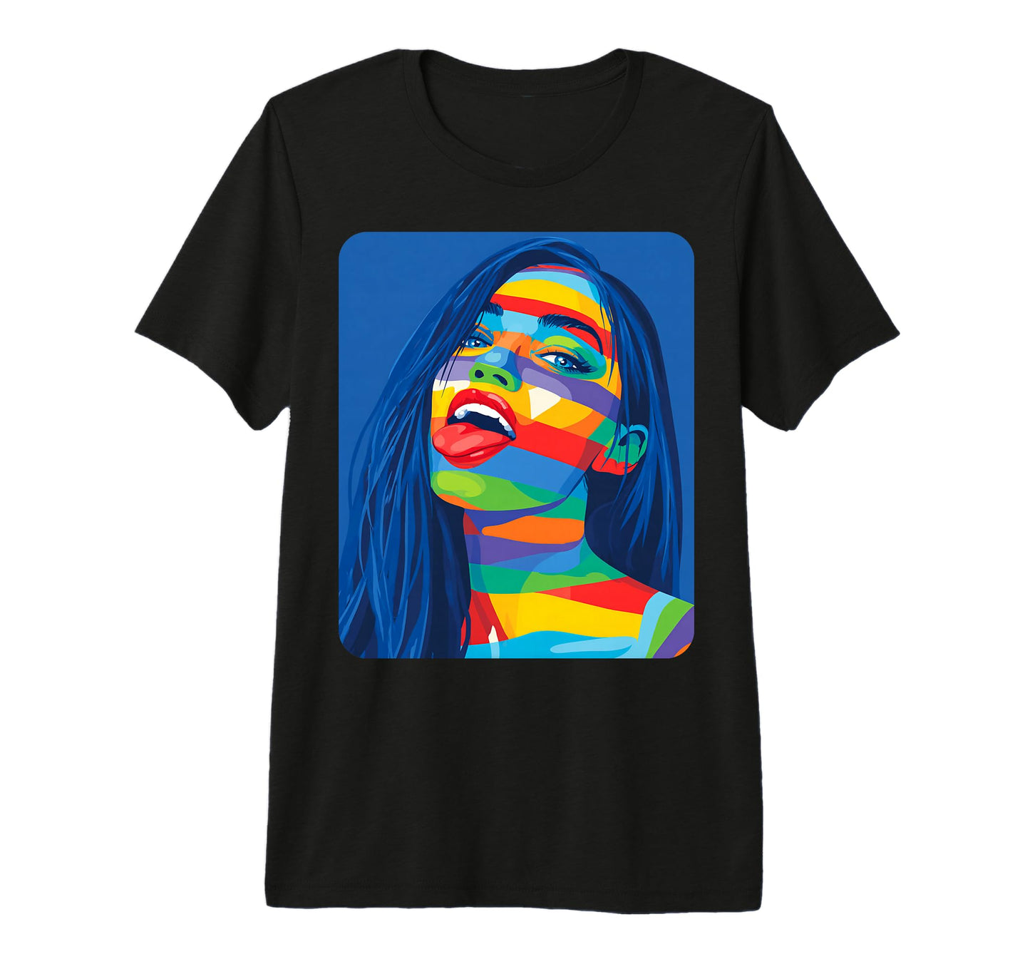 Female Womens Abstract Designer T-Shirt - Casual Everyday Wear Men Women - T-Shirt, Sweatshirt, Hoodie