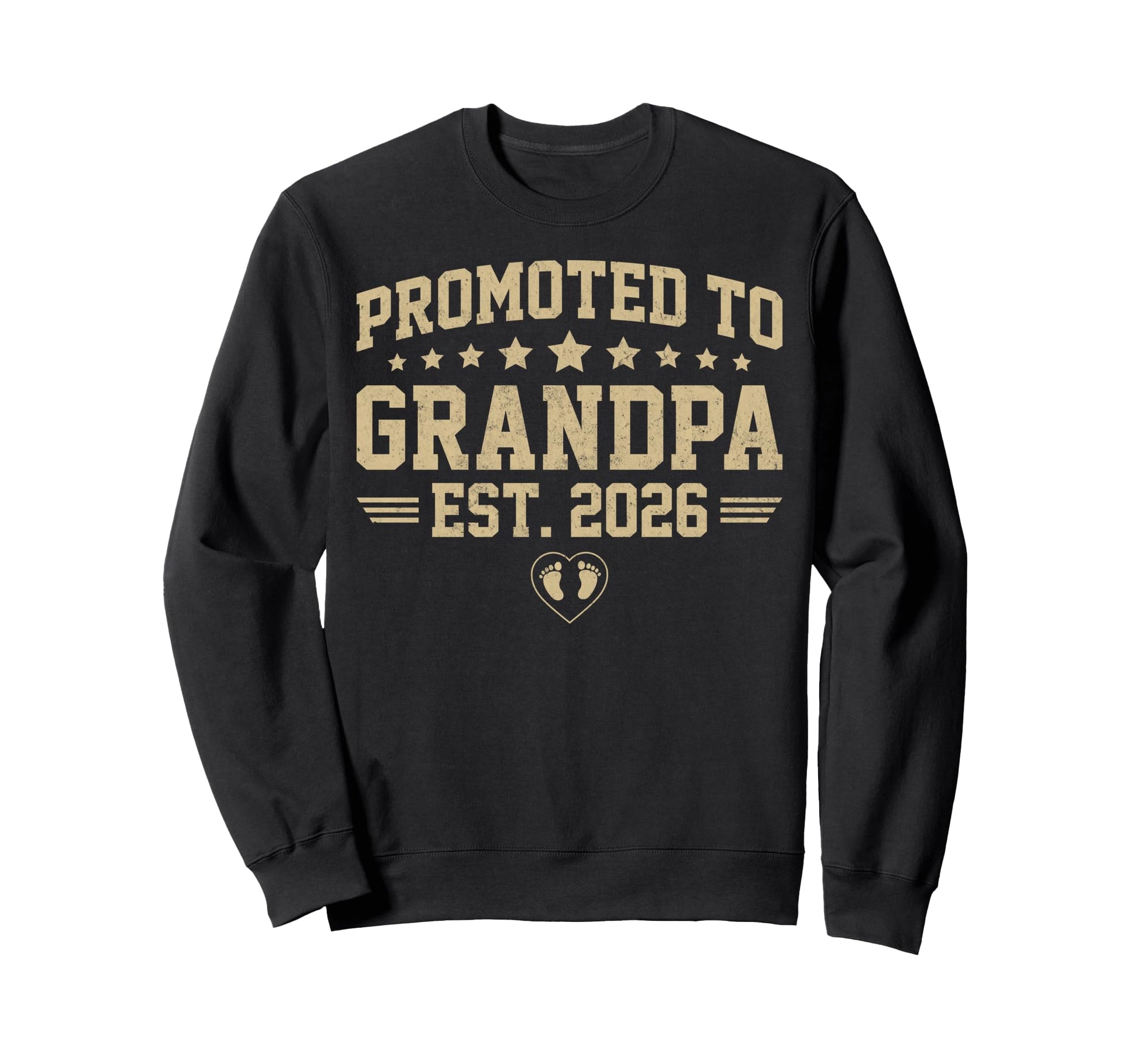 Promoted To Grandpa Est 2026 Soon Sweatshirt - Aesthetic Graphic Men Women - T-Shirt, Sweatshirt, Hoodie