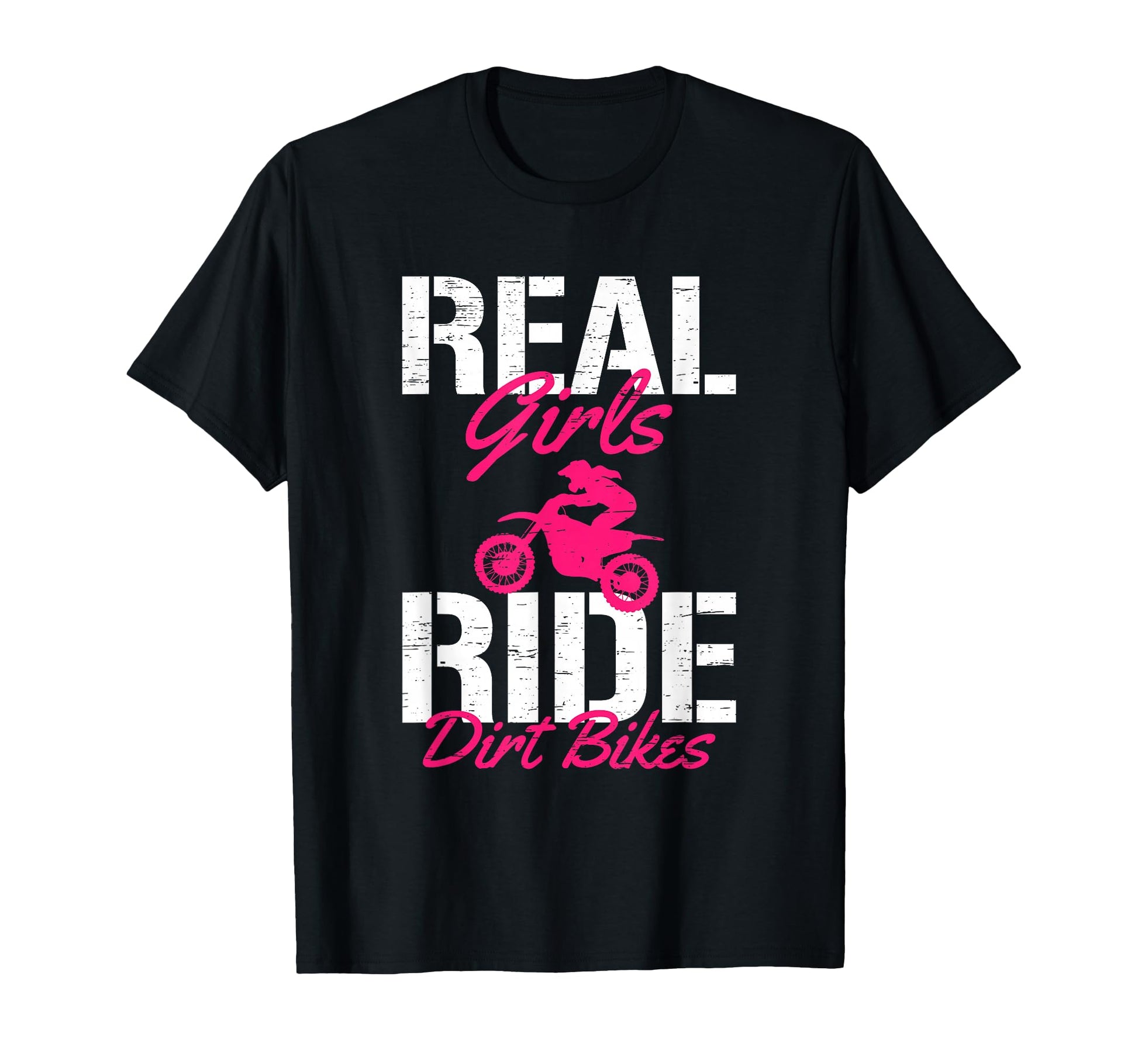 Real Ride Dirt Bikes Biker Motocross Dad T-Shirt - Graphic Print Unisex - T-Shirt, Sweatshirt, Hoodie