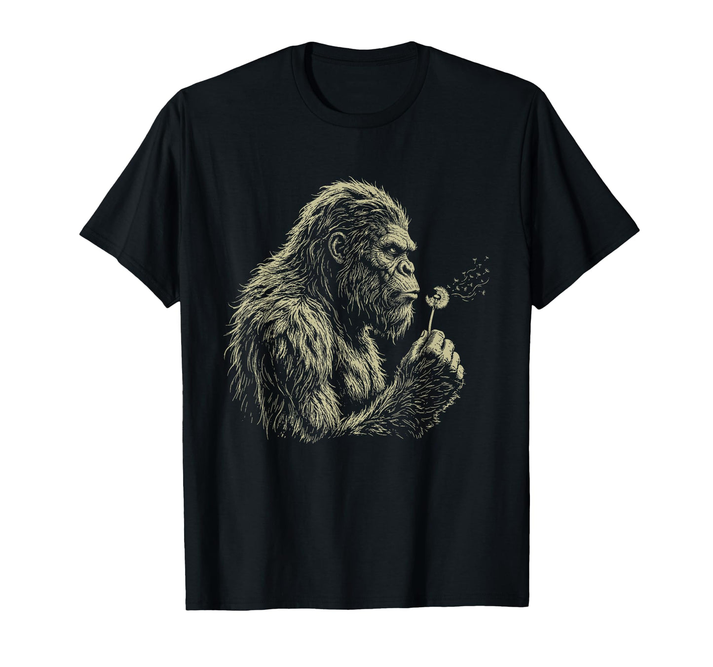 Blowing Wishes Funny Bigfoot Blowing T-Shirt - Custom Art Print Men Women - T-Shirt, Sweatshirt, Hoodie