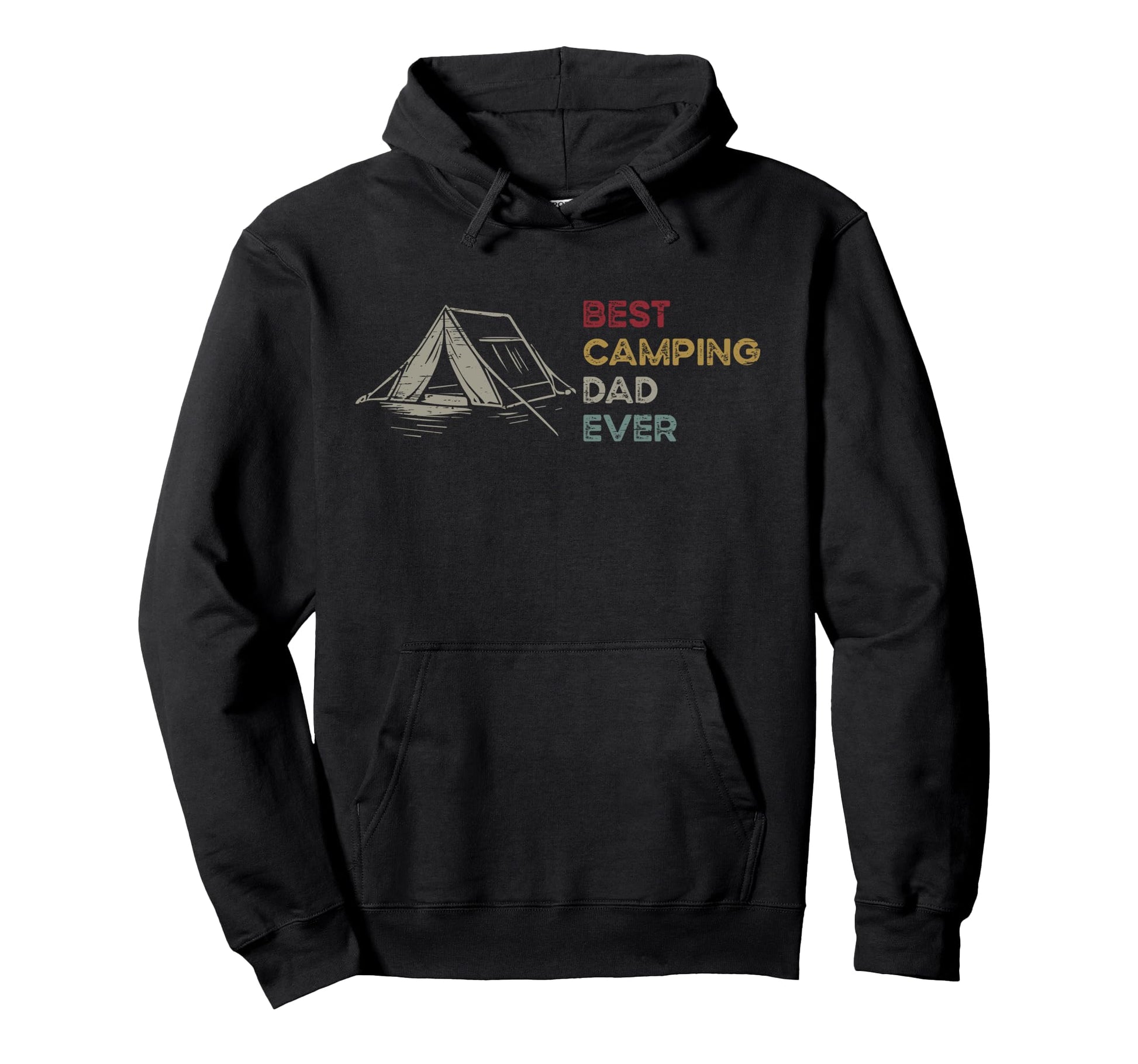 Outdoor Adventure Father Camping Hoodie - Custom Art Print Unisex - T-Shirt, Sweatshirt, Hoodie