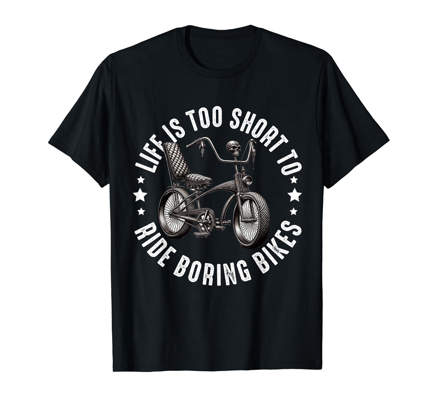 Lowrider Bike Bicycle Dad Low Riding T-Shirt - Novelty Apparel Unisex - T-Shirt, Sweatshirt, Hoodie