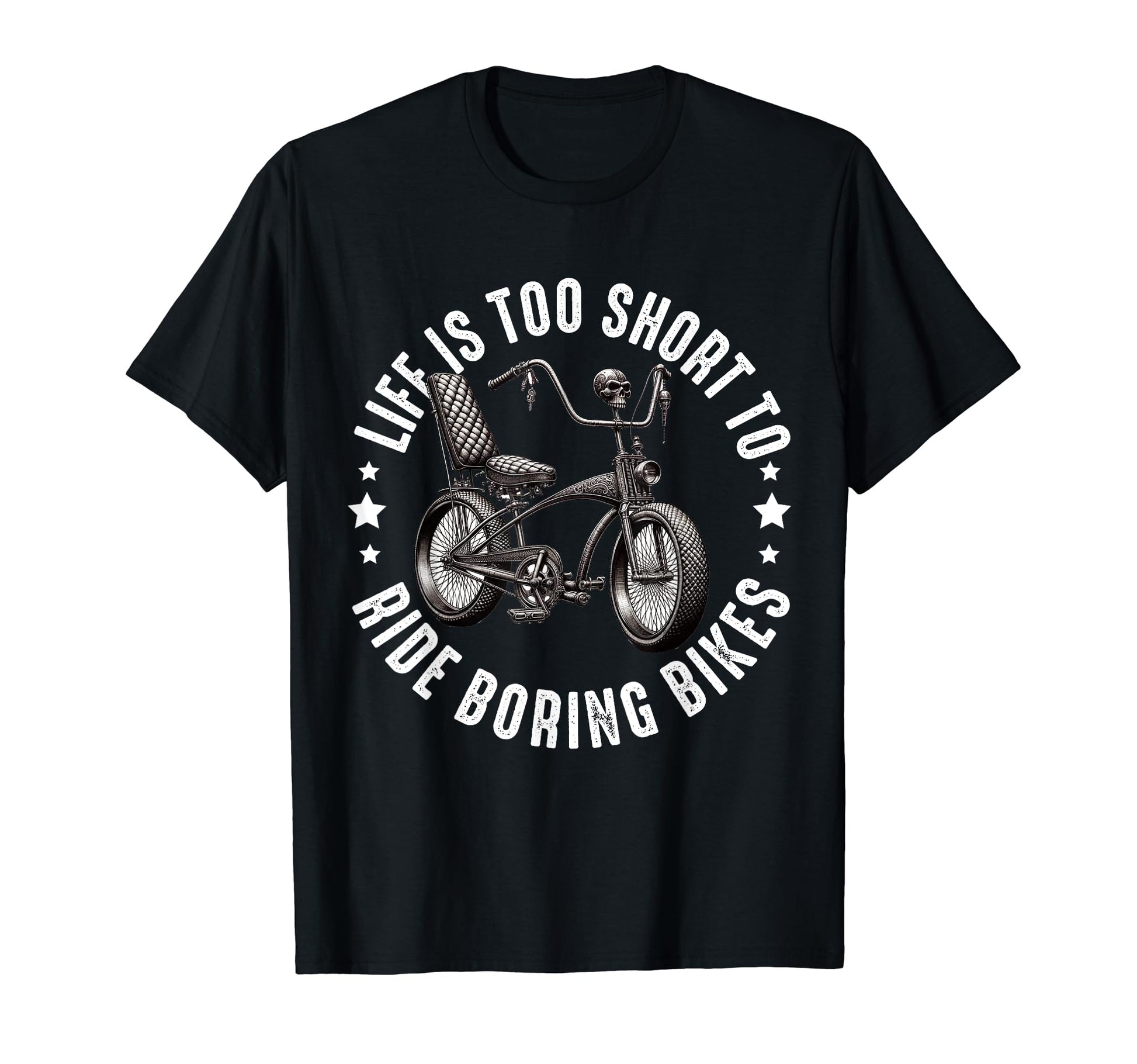 Lowrider Bike Bicycle Dad Low Riding T-Shirt - Novelty Apparel Unisex - T-Shirt, Sweatshirt, Hoodie