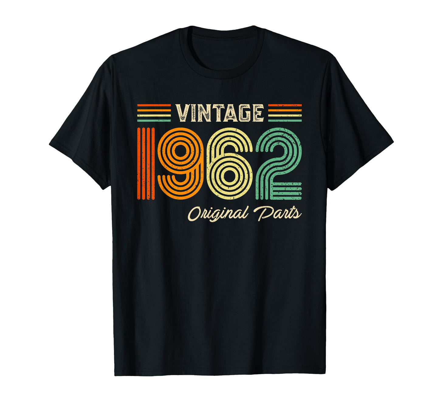 1962 Original Parts Birthday 1962 T-Shirt - Custom Art Print for Adults - T-Shirt, Sweatshirt, Hoodie