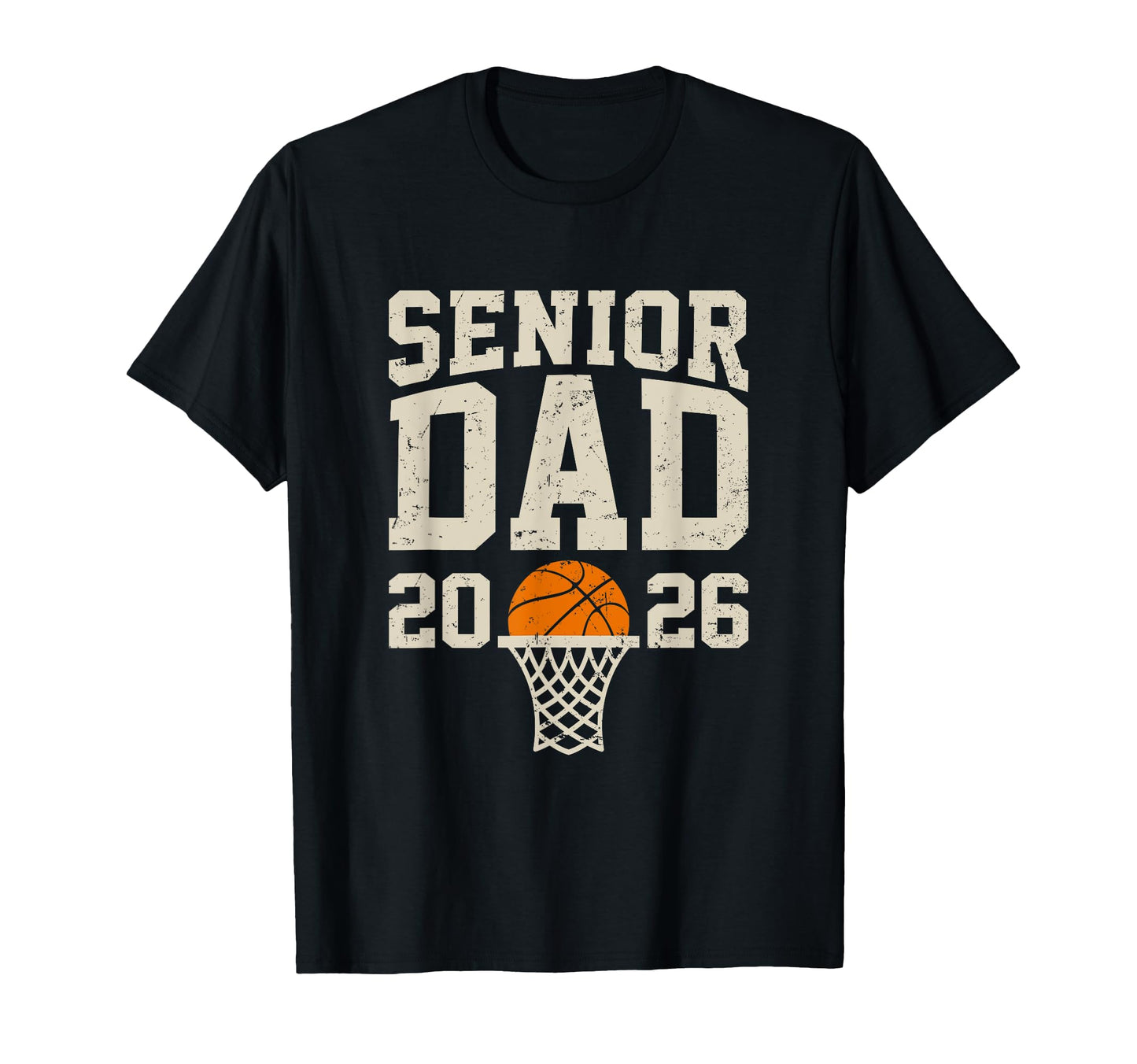 Proud Dad 2026 Senior Graduate Basketball T-Shirt - Trendy Graphic Unisex - T-Shirt, Sweatshirt, Hoodie