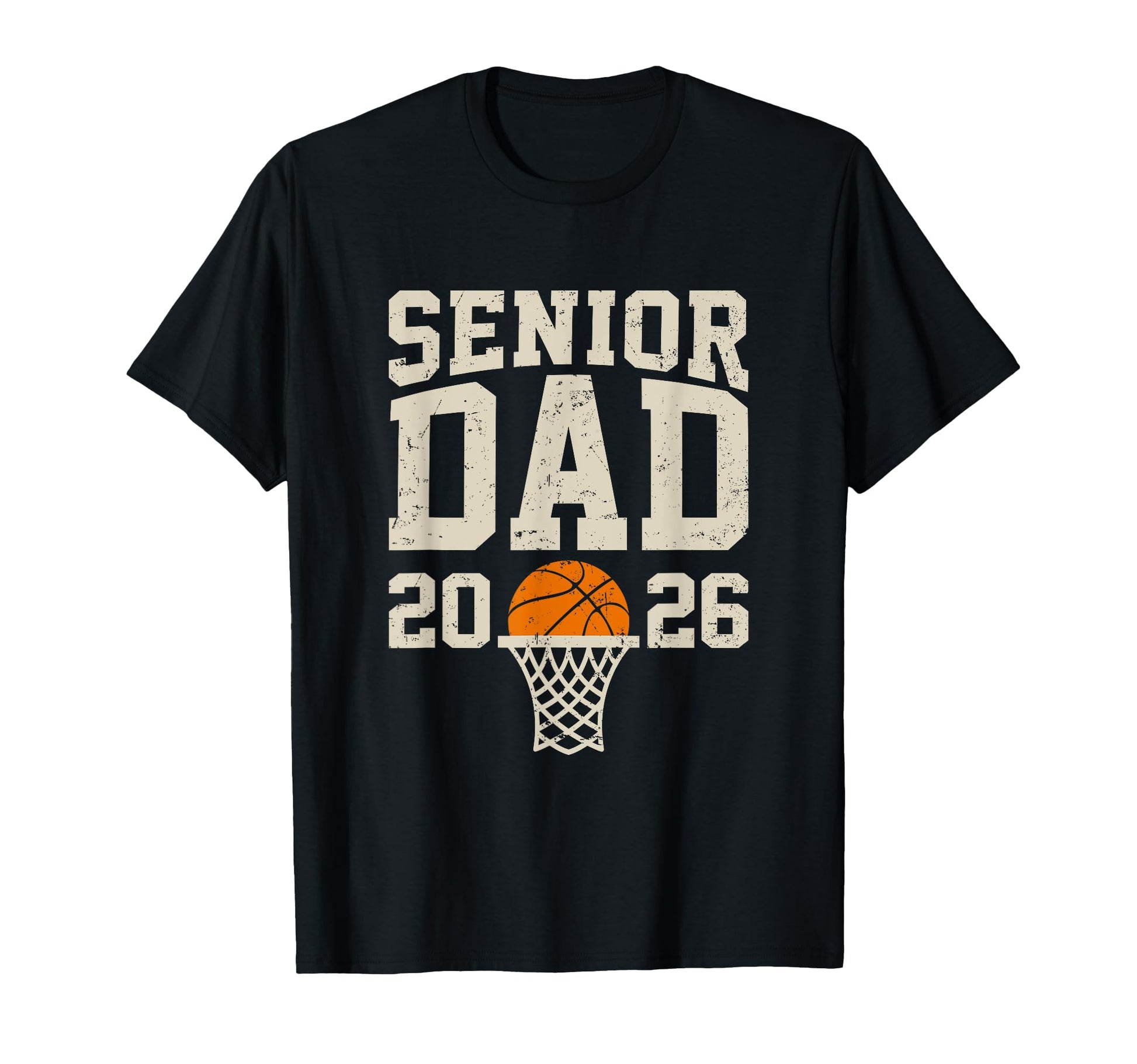 Proud Dad 2026 Senior Graduate Basketball T-Shirt - Trendy Graphic Unisex - T-Shirt, Sweatshirt, Hoodie