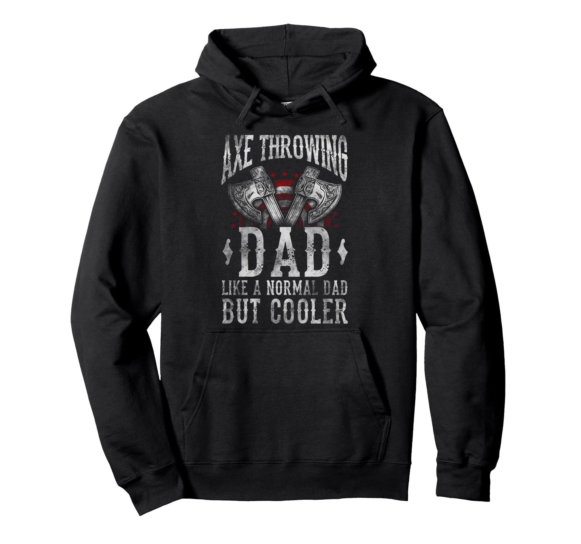 Hatchet Axe Throwing Dad Cooler Hoodie - Fun Novelty Design for Adults - T-Shirt, Sweatshirt, Hoodie