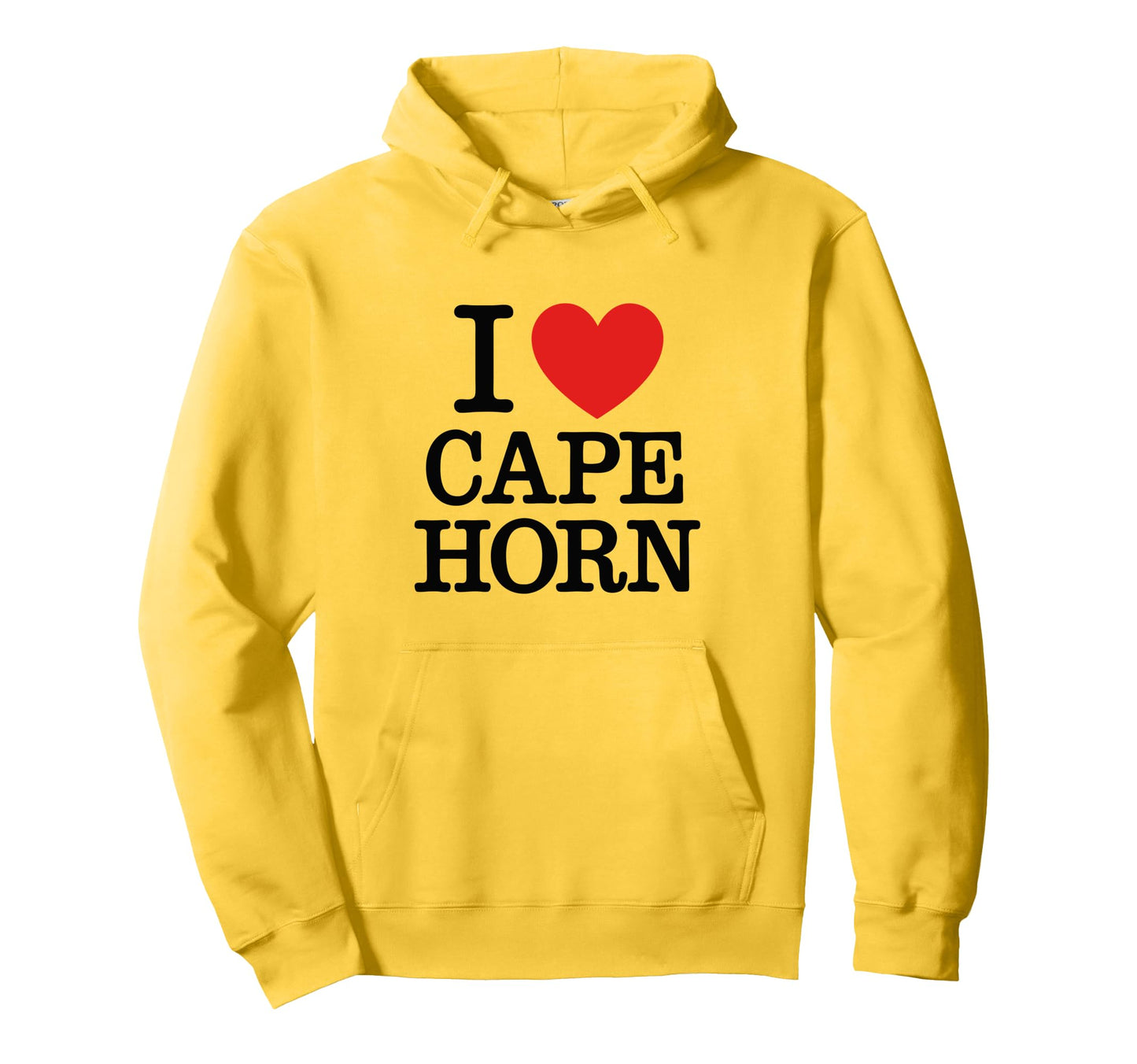 I Heart Cape Horn Funny Lgbtq Pride Hoodie - Casual Everyday Wear Unisex - T-Shirt, Sweatshirt, Hoodie