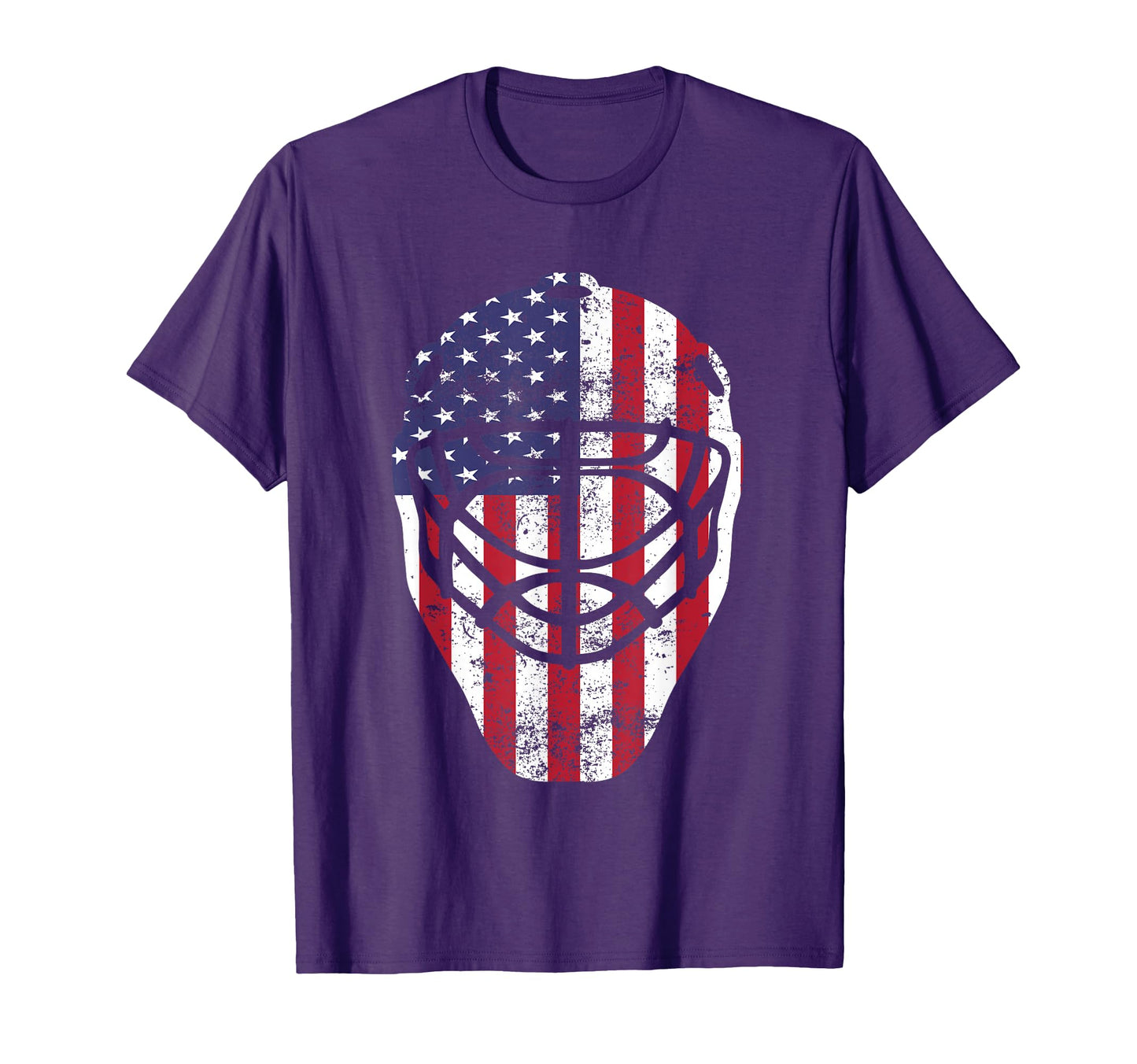 Fourth July 4Th Hockey Goalie Mask T-Shirt - Minimalist Print Unisex - T-Shirt, Sweatshirt, Hoodie