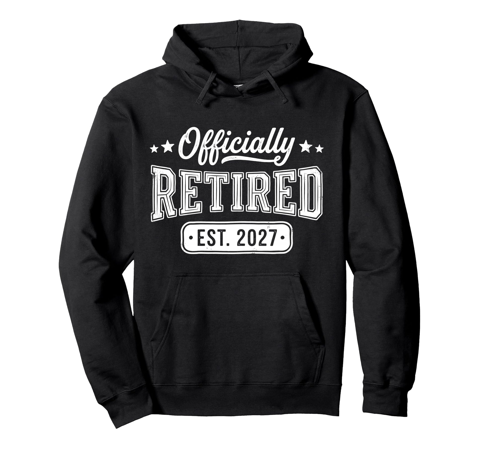 Retirement Party Retiree Officially Hoodie - Custom Art Print Men Women - T-Shirt, Sweatshirt, Hoodie
