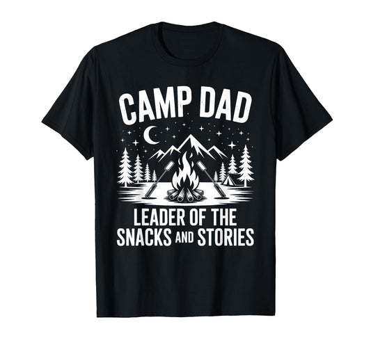 Camp Dad Camper Camping And Nature T-Shirt - Unique Graphic Men Women - T-Shirt, Sweatshirt, Hoodie
