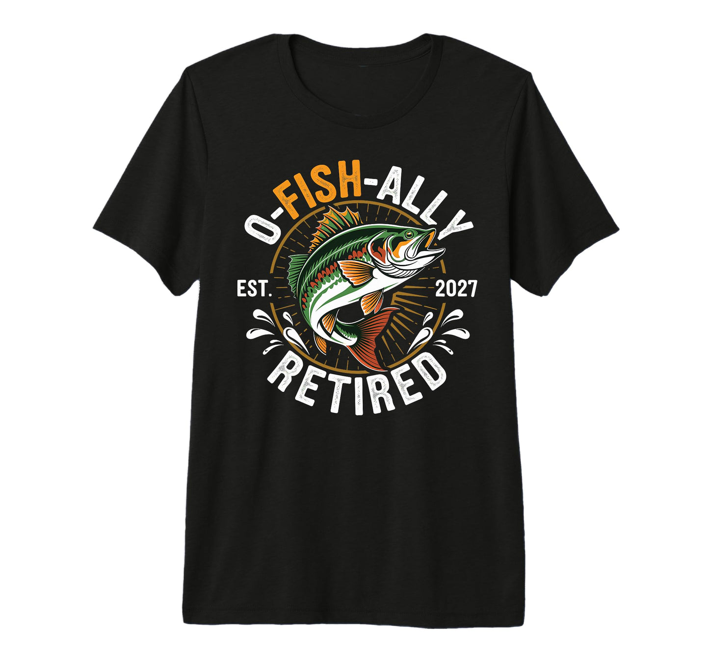 Ofishally Retired Est 2027 Grandpa T-Shirt - Minimalist Print Men Women - T-Shirt, Sweatshirt, Hoodie