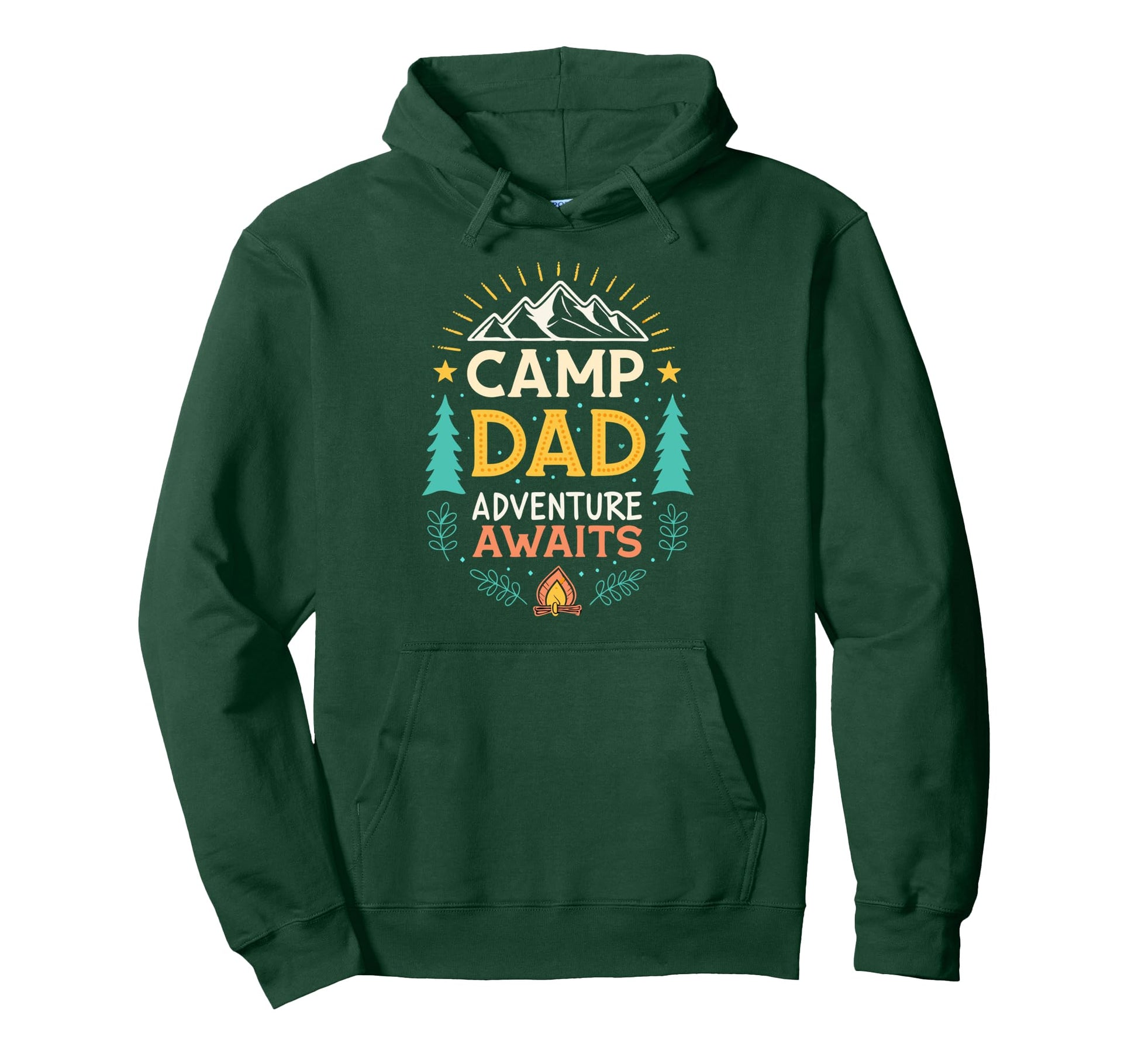 Adventure Dad Camping Dad Fathers Day Hoodie - Fun Novelty Design Men Women - T-Shirt, Sweatshirt, Hoodie