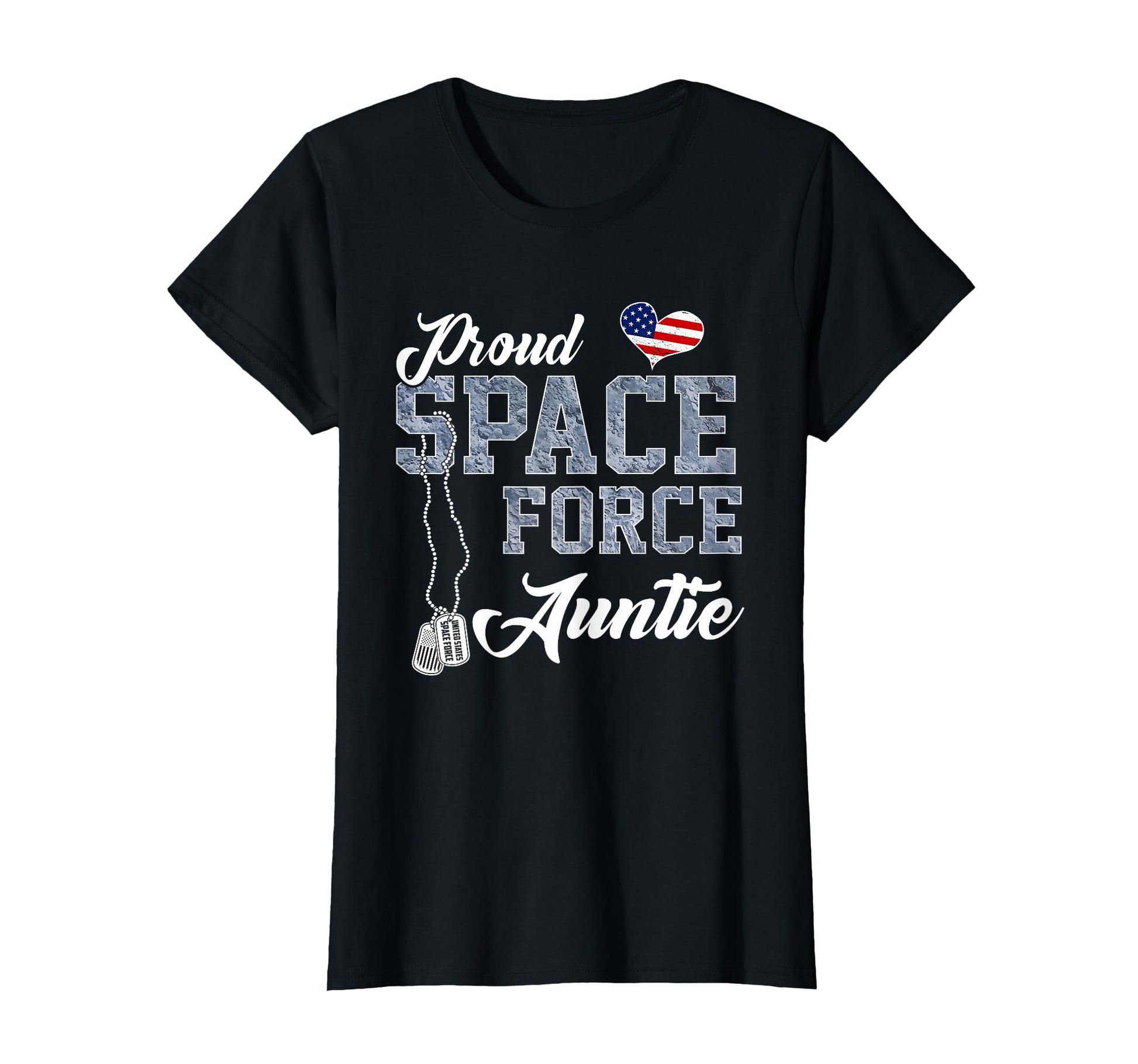Proud Space Force Auntie Us Military T-Shirt - Unique Graphic Men Women - T-Shirt, Sweatshirt, Hoodie