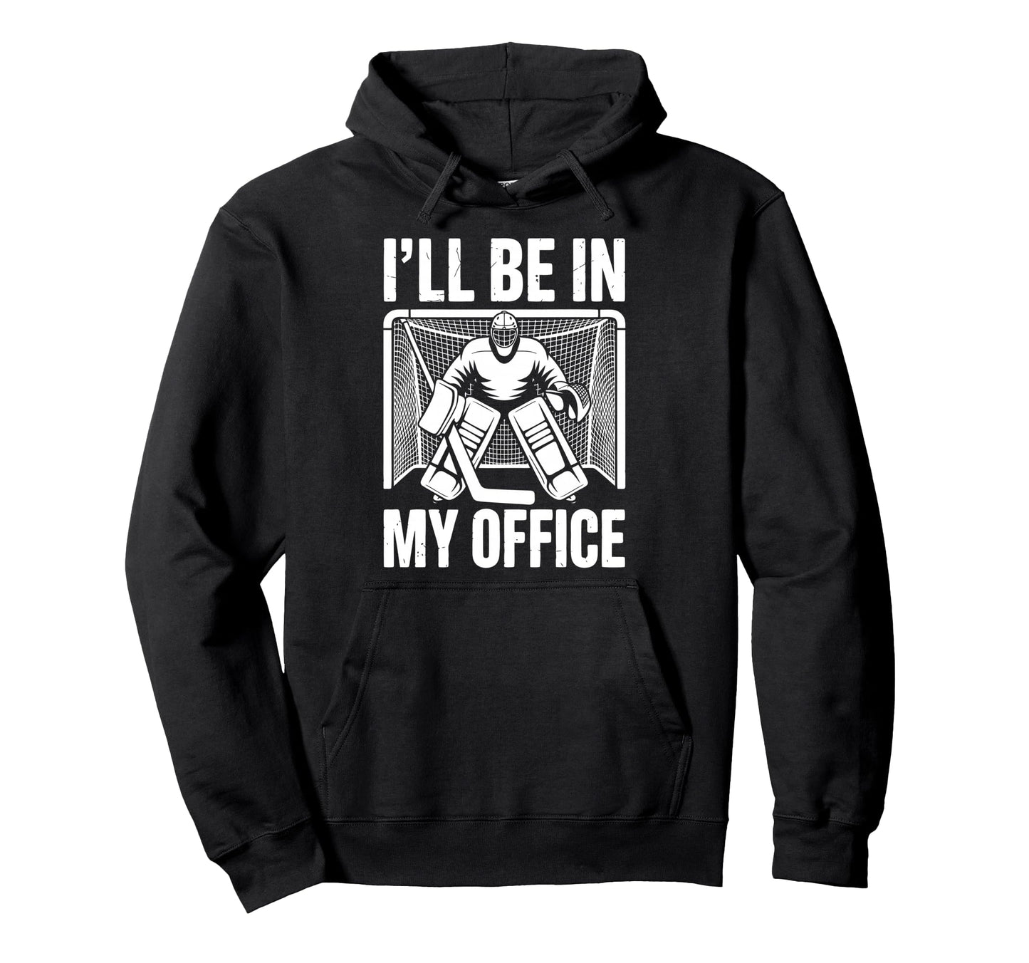 Funny Ice Hockey Goalkeeper Goalie Hoodie - Aesthetic Graphic for Adults - T-Shirt, Sweatshirt, Hoodie