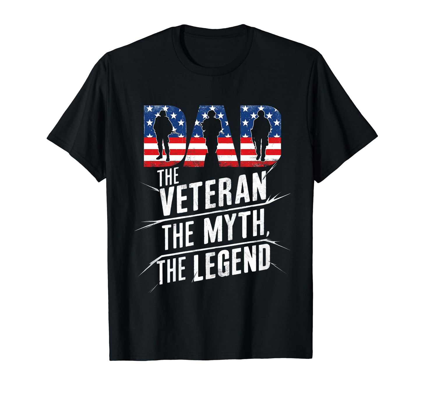 Mans Dad Veteran Myth Legend Fathers Day T-Shirt - Streetwear Style Unisex - T-Shirt, Sweatshirt, Hoodie