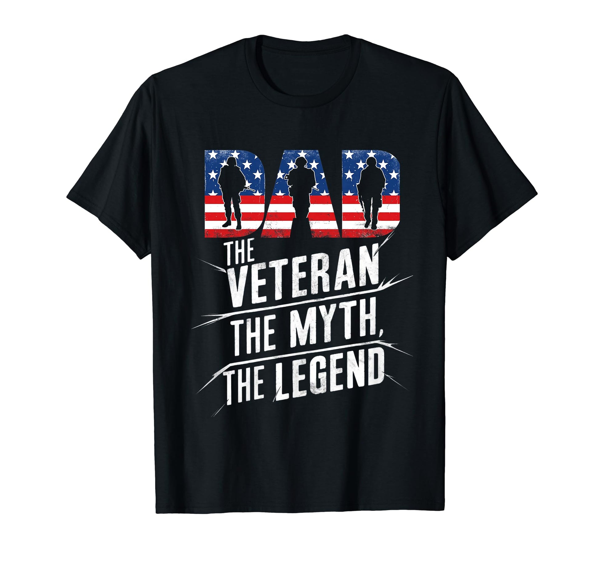 Mans Dad Veteran Myth Legend Fathers Day T-Shirt - Streetwear Style Unisex - T-Shirt, Sweatshirt, Hoodie