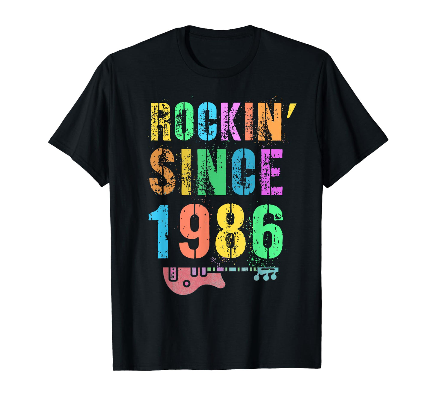Rockin Since 1986 Rockstar 40Th T-Shirt - Casual Everyday Wear Unisex - T-Shirt, Sweatshirt, Hoodie