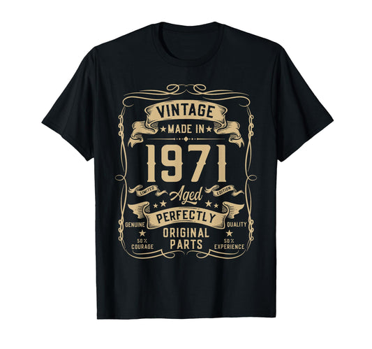 1971 55Yr 55Th Birthday Gifts 55 T-Shirt - Streetwear Style Men Women - T-Shirt, Sweatshirt, Hoodie