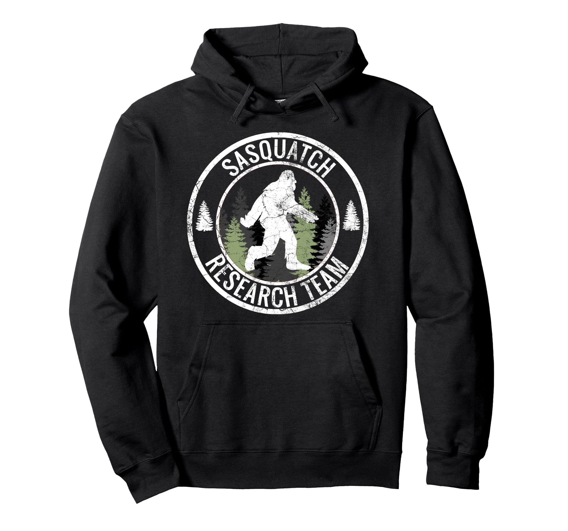 Sasquatch Research Team Bigfoot Funny Hoodie - Novelty Apparel for Adults - T-Shirt, Sweatshirt, Hoodie
