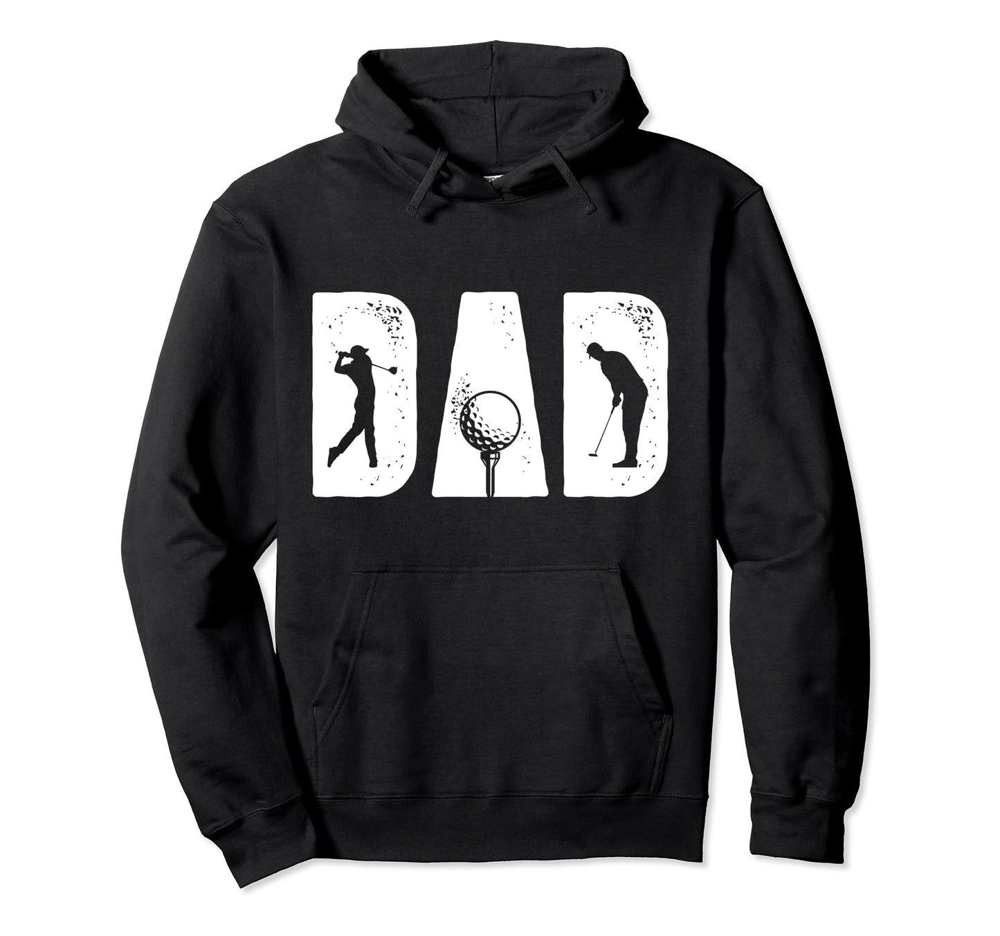 Golf Dad Golf Player Dad Golfer Dad Hoodie - Custom Art Print Men Women - T-Shirt, Sweatshirt, Hoodie