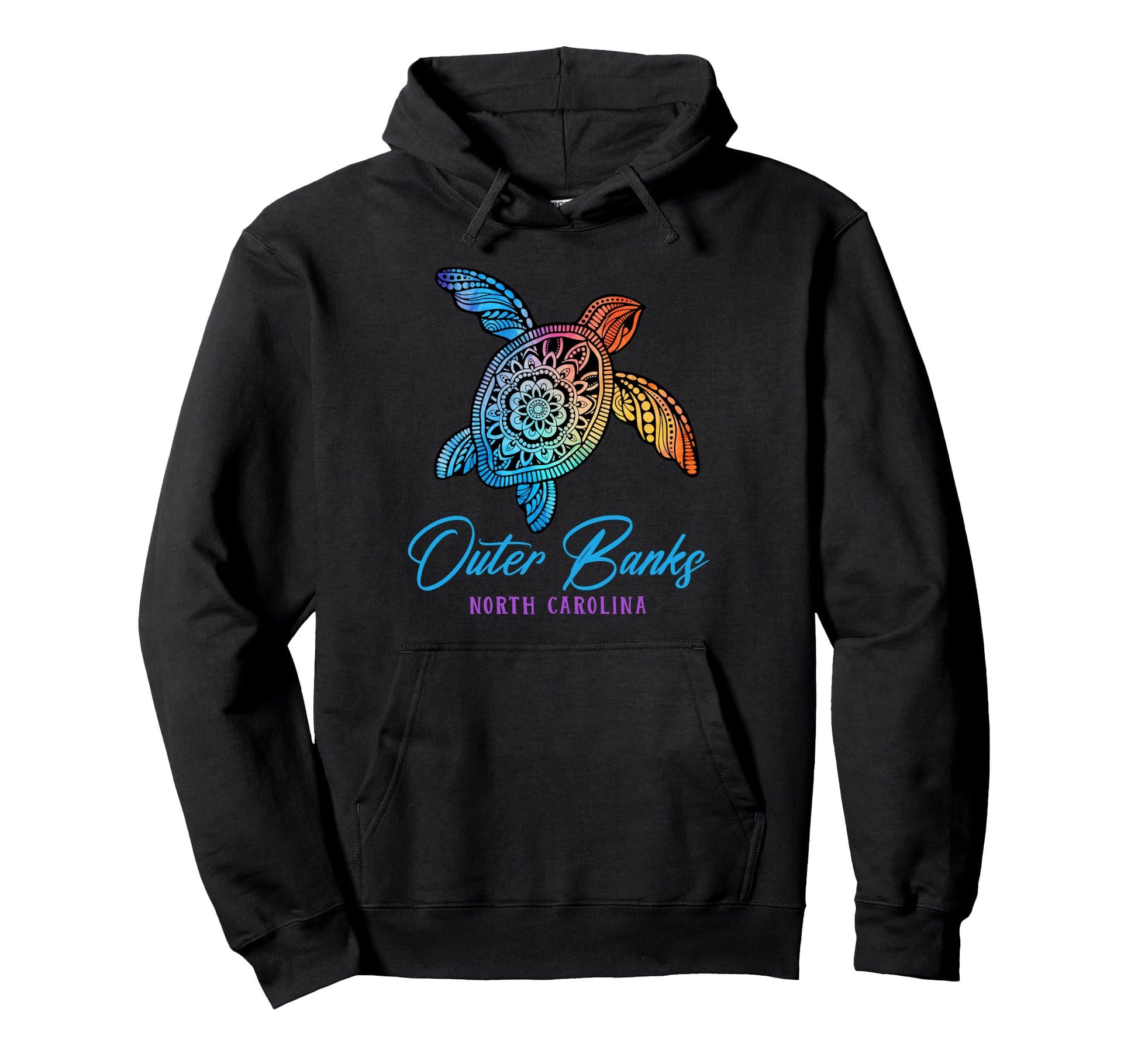 Outer Banks North Carolina Tribal Tie Hoodie - Aesthetic Graphic Men Women - T-Shirt, Sweatshirt, Hoodie