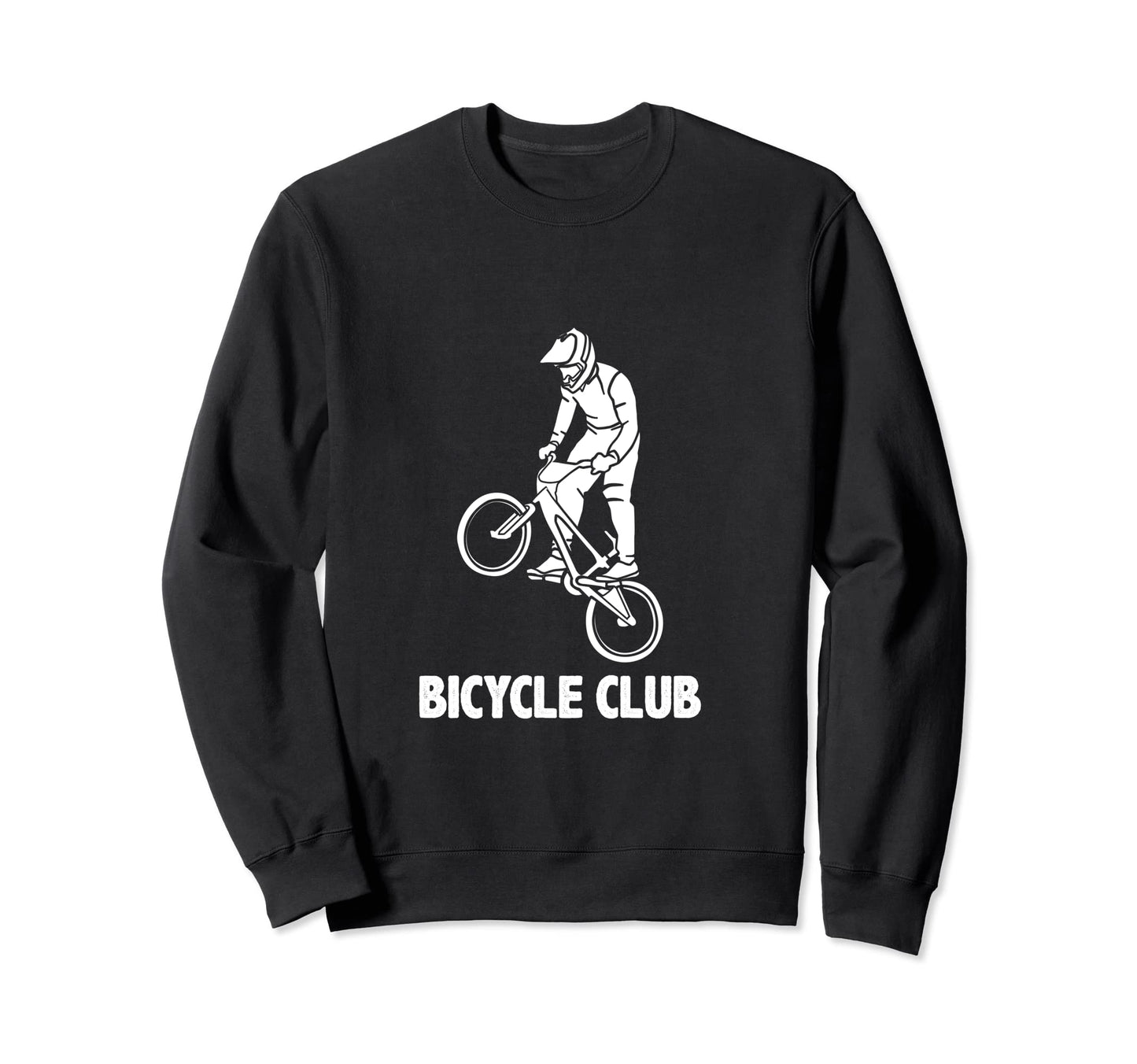Bicycle Club Bike Lover Biker Sweatshirt - Minimalist Print for Adults - T-Shirt, Sweatshirt, Hoodie