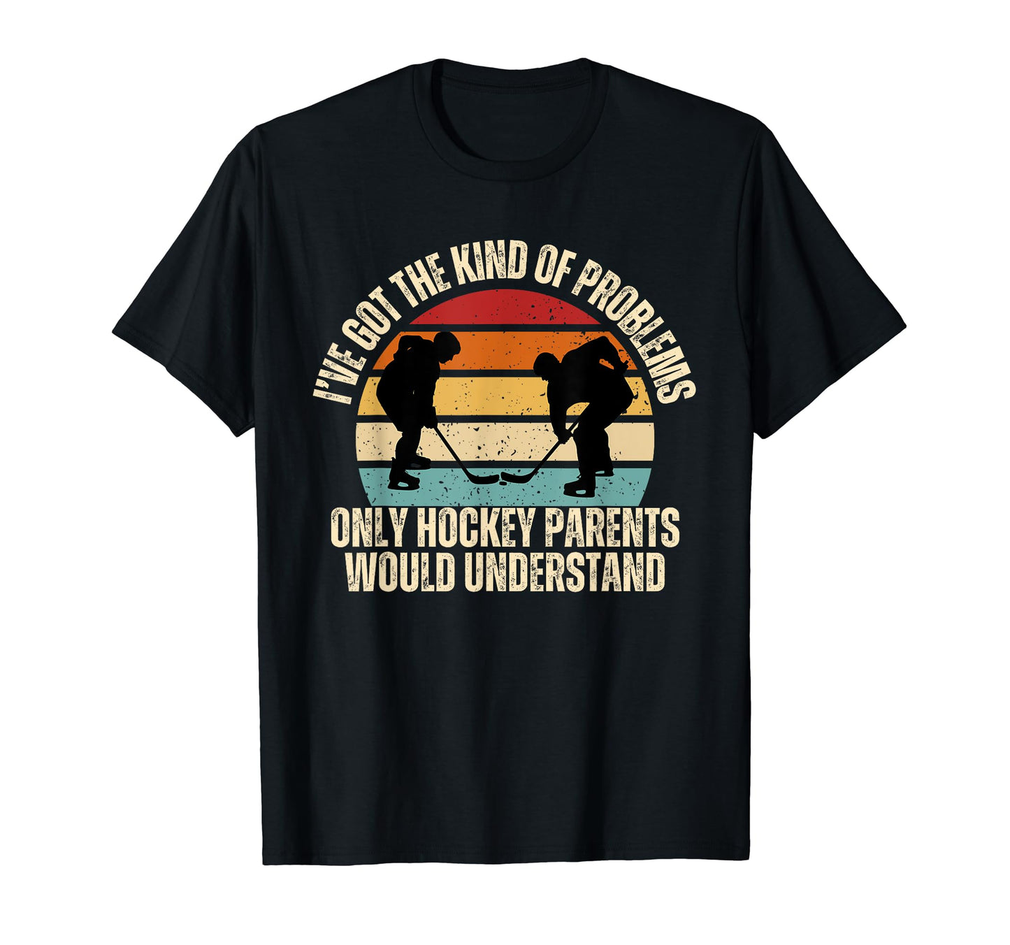 Funny Hockey Player Parent Mom Dad Son T-Shirt - Trendy Graphic Men Women - T-Shirt, Sweatshirt, Hoodie