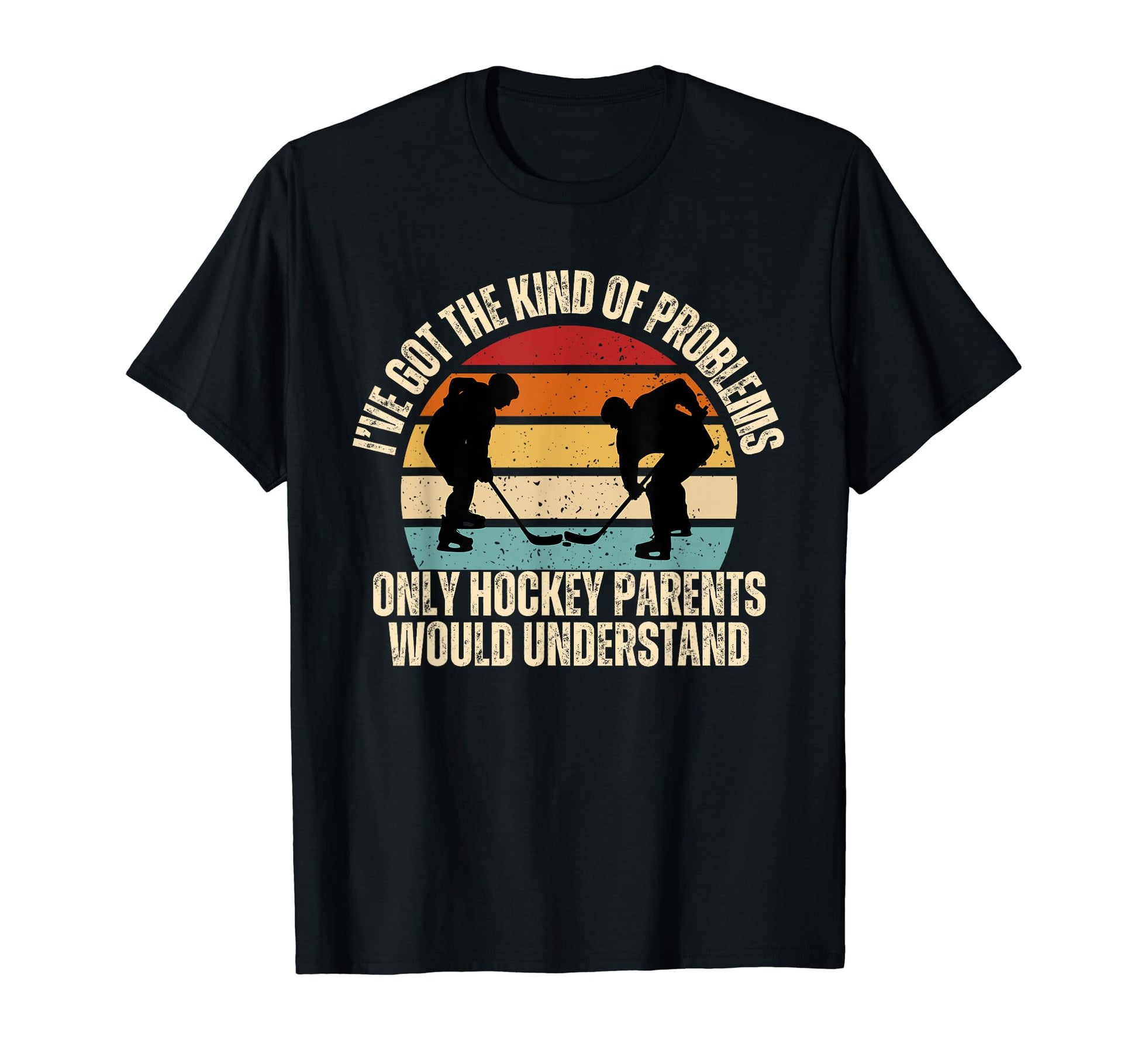 Funny Hockey Player Parent Mom Dad Son T-Shirt - Trendy Graphic Men Women - T-Shirt, Sweatshirt, Hoodie