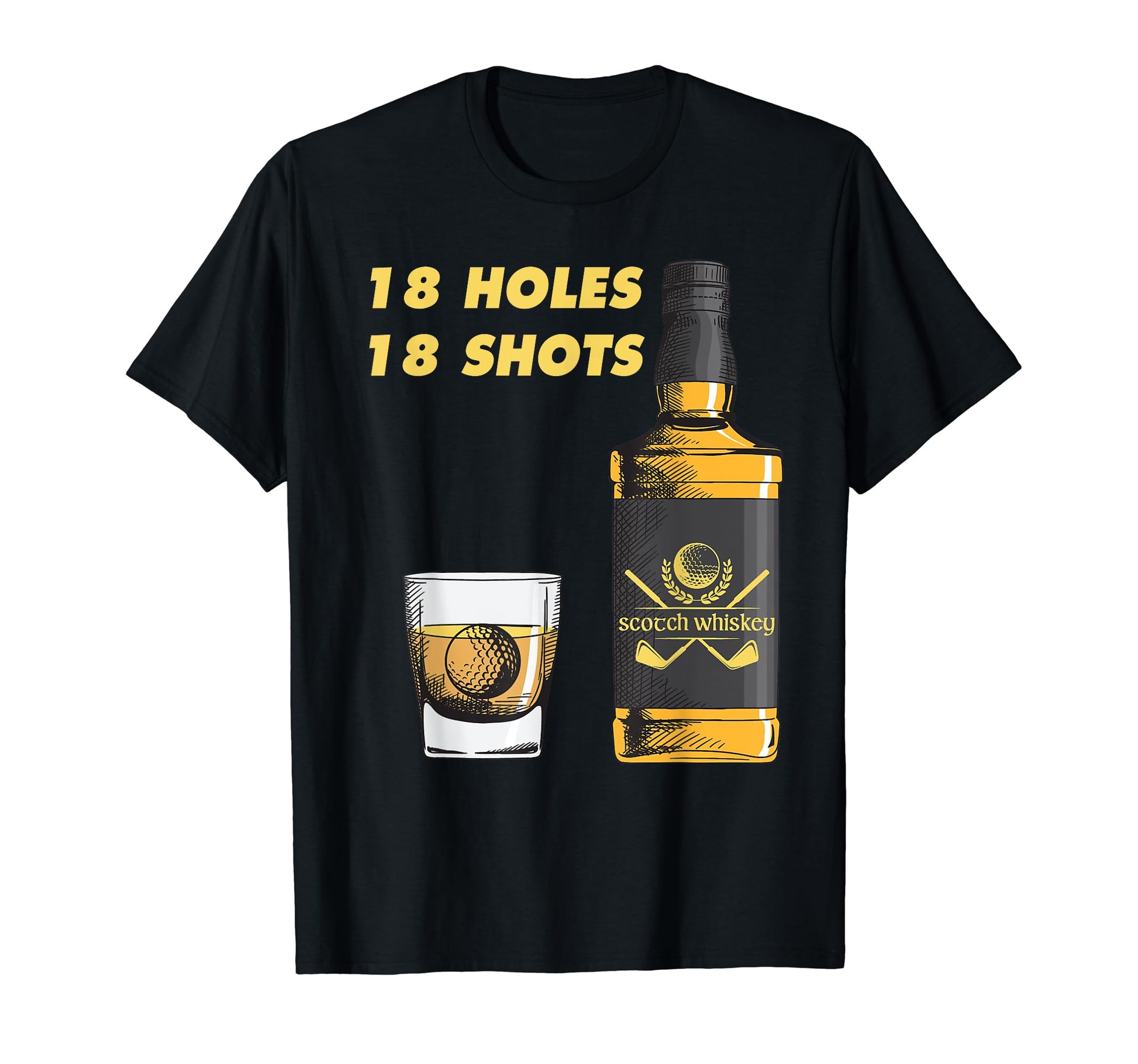 Mens Golf Fathers Day Dad Birthday T-Shirt - Graphic Print for Adults - T-Shirt, Sweatshirt, Hoodie