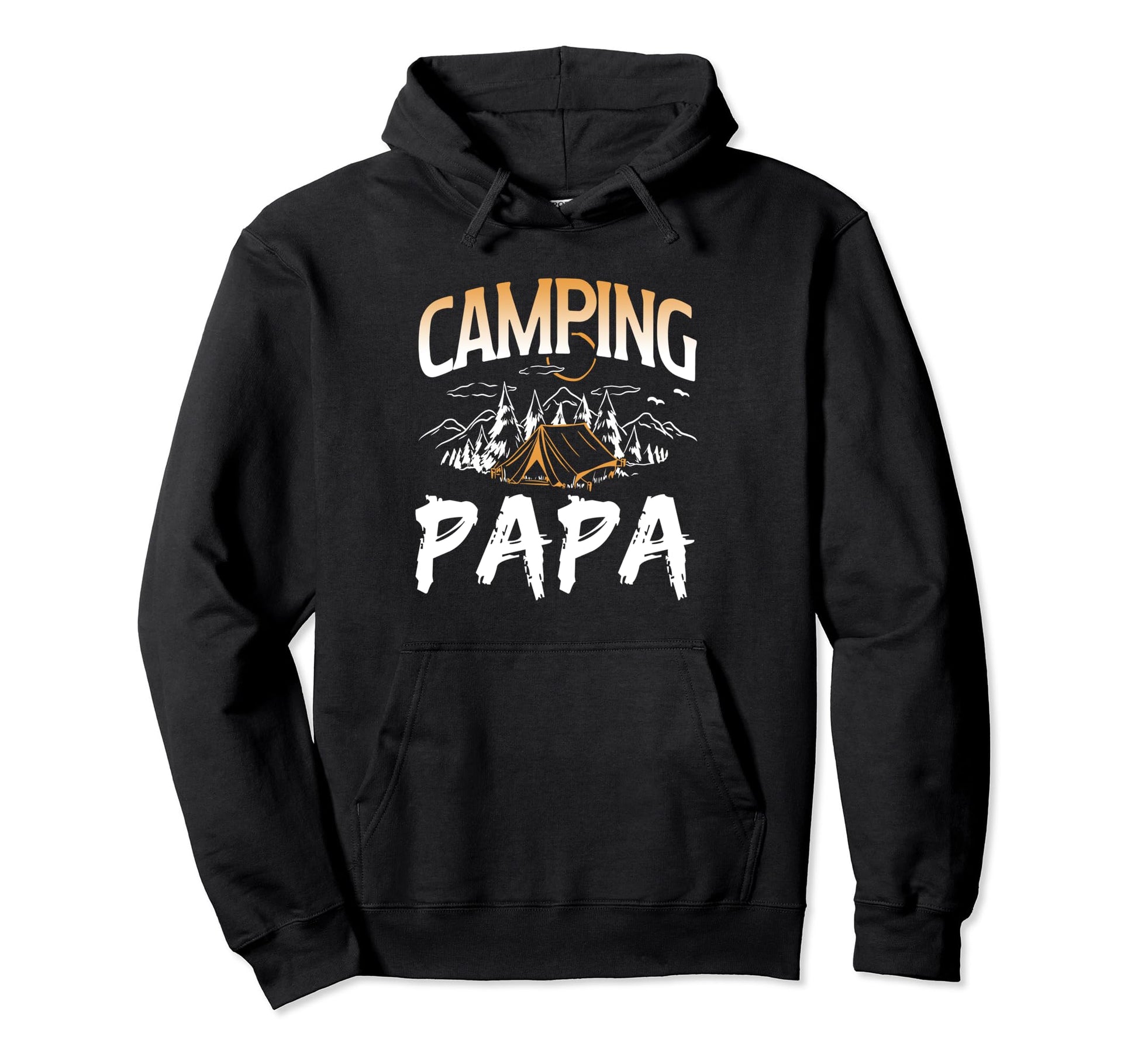 Camping Papa Lover Camp Campsite Camper Hoodie - Graphic Print Unisex - T-Shirt, Sweatshirt, Hoodie