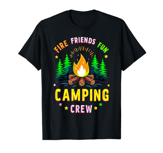 Camping Crew Group Matching Funny T-Shirt - Unique Graphic for Adults - T-Shirt, Sweatshirt, Hoodie