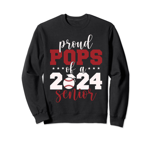 2024 Senior Proud Pops Senior Sweatshirt - Streetwear Style Men Women - T-Shirt, Sweatshirt, Hoodie
