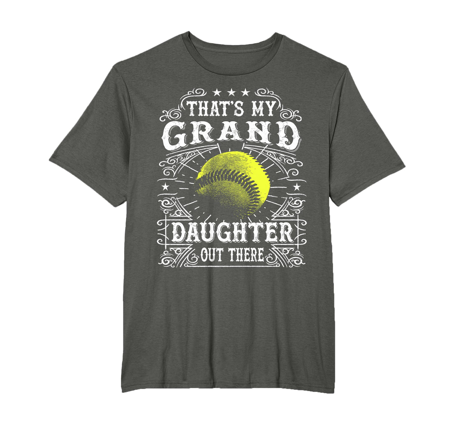 Softball Grandpa And Grandma Gifts T-Shirt - Novelty Apparel Men Women - T-Shirt, Sweatshirt, Hoodie