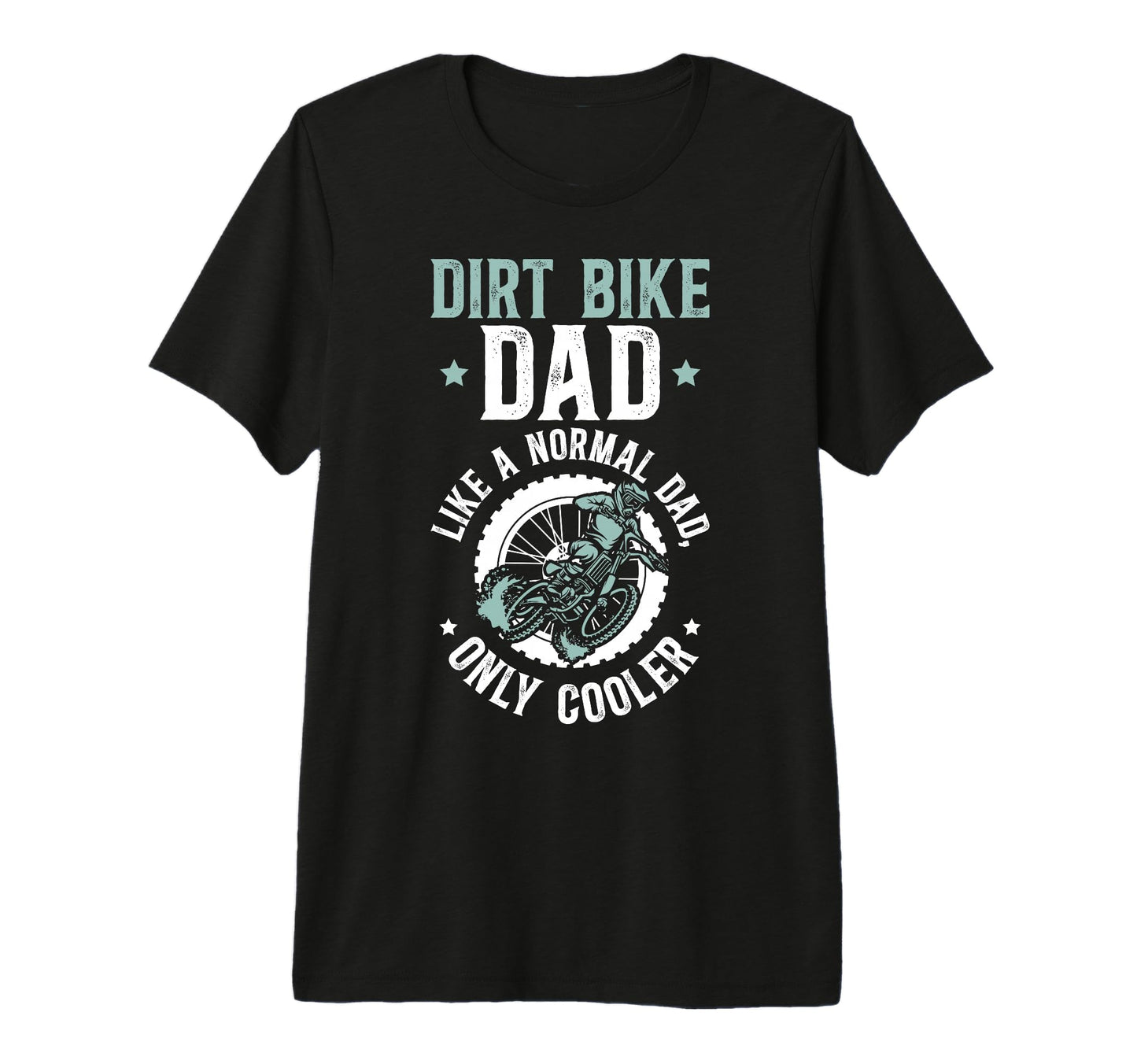 Mens Dirt Bike Dad Dirt Biker Father Tri T-Shirt - Novelty Apparel Unisex - T-Shirt, Sweatshirt, Hoodie