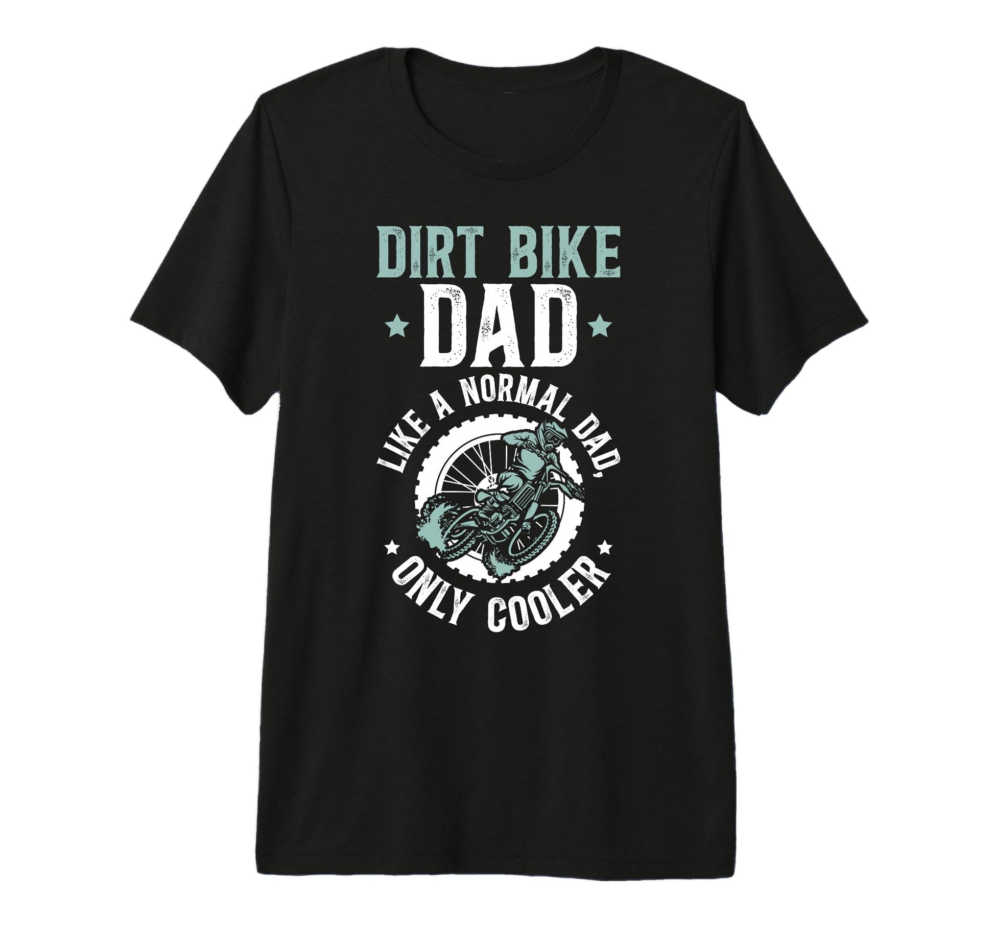 Mens Dirt Bike Dad Dirt Biker Father Tri T-Shirt - Novelty Apparel Unisex - T-Shirt, Sweatshirt, Hoodie