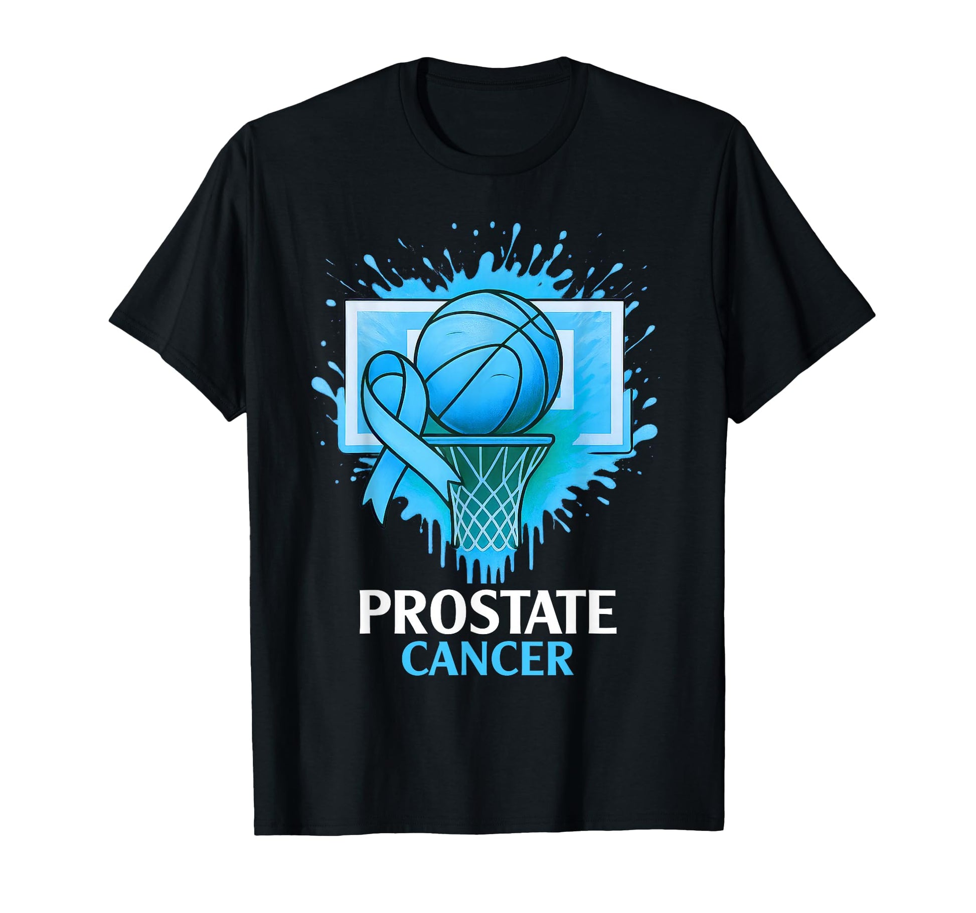Basketball Prostate Cancer Sweatshirt - Minimalist Print for Adults - T-Shirt, Sweatshirt, Hoodie