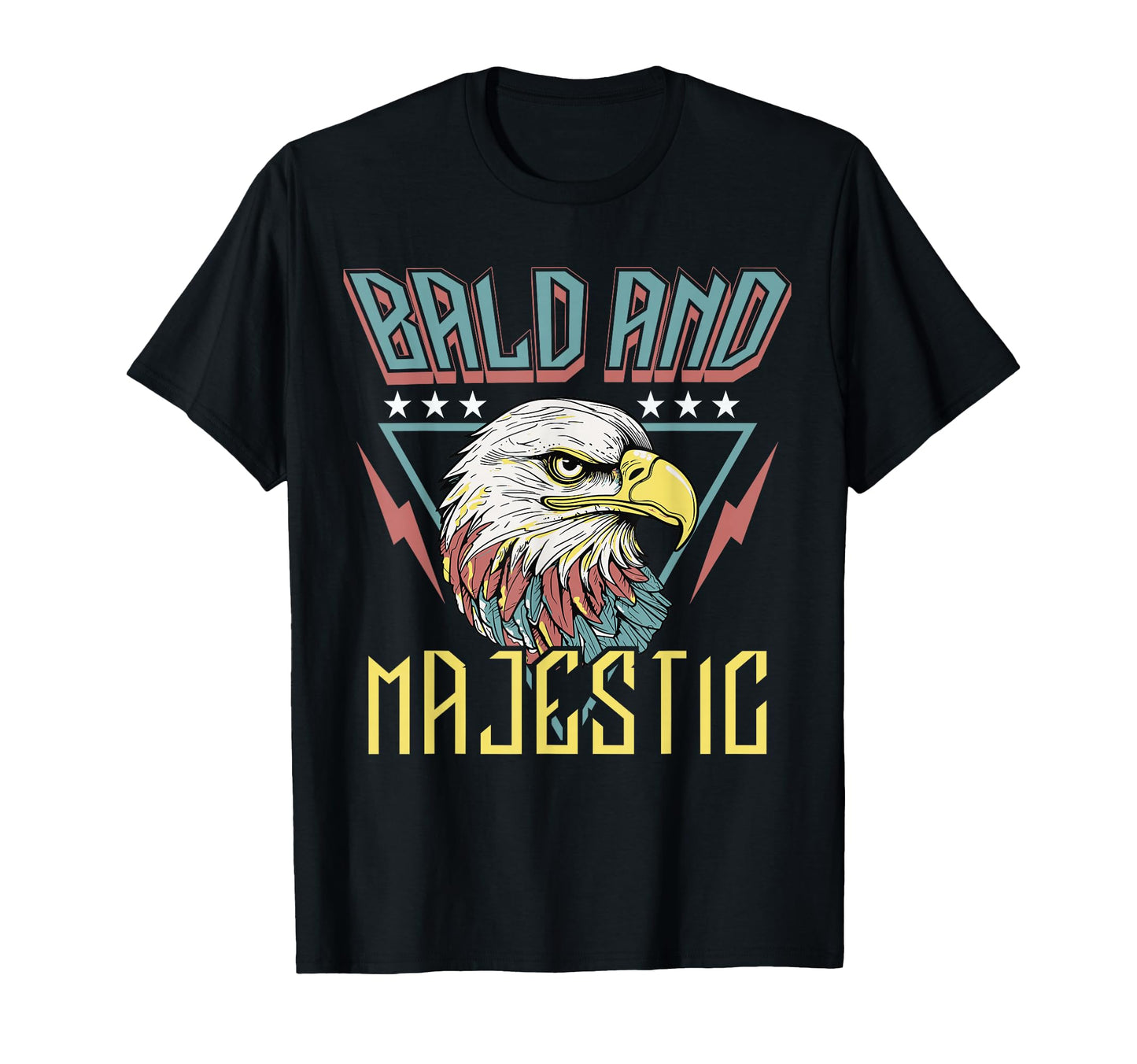 Bald Majestic Dad Husband T-Shirt - Casual Everyday Wear for Adults - T-Shirt, Sweatshirt, Hoodie