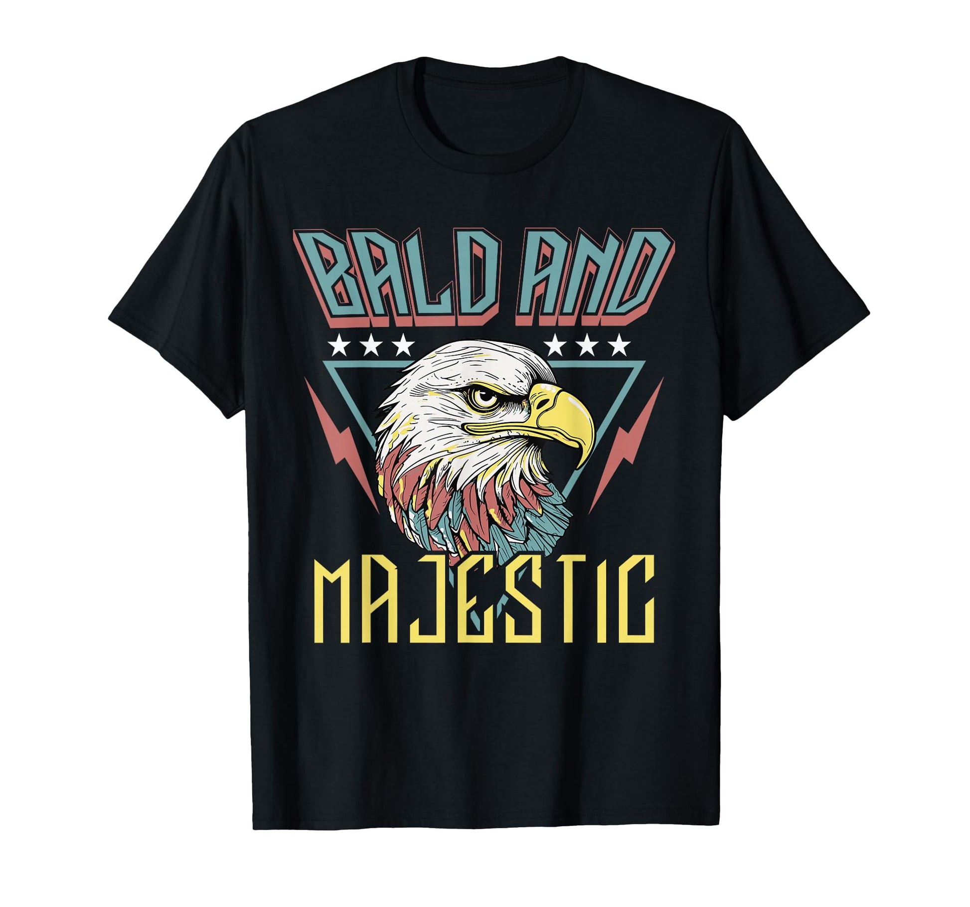Bald Majestic Dad Husband T-Shirt - Casual Everyday Wear for Adults - T-Shirt, Sweatshirt, Hoodie