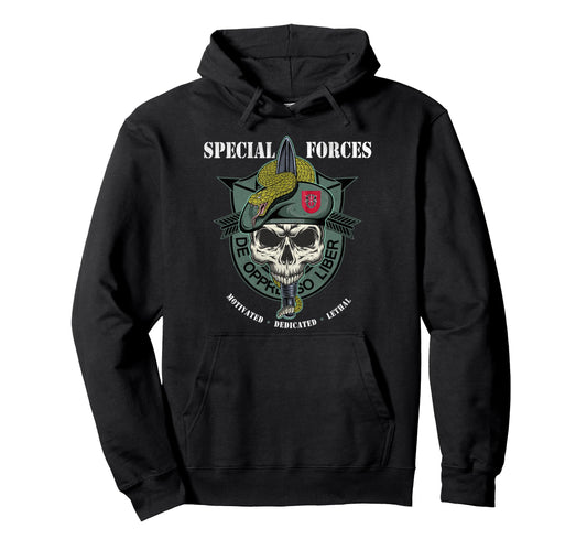 7Th Special Forces Group De Oppresso Liber Hoodie - Graphic Print Unisex - T-Shirt, Sweatshirt, Hoodie