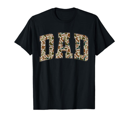 Camo Duck Hunting Dad Old Camo Dad T-Shirt - Trendy Graphic for Adults - T-Shirt, Sweatshirt, Hoodie