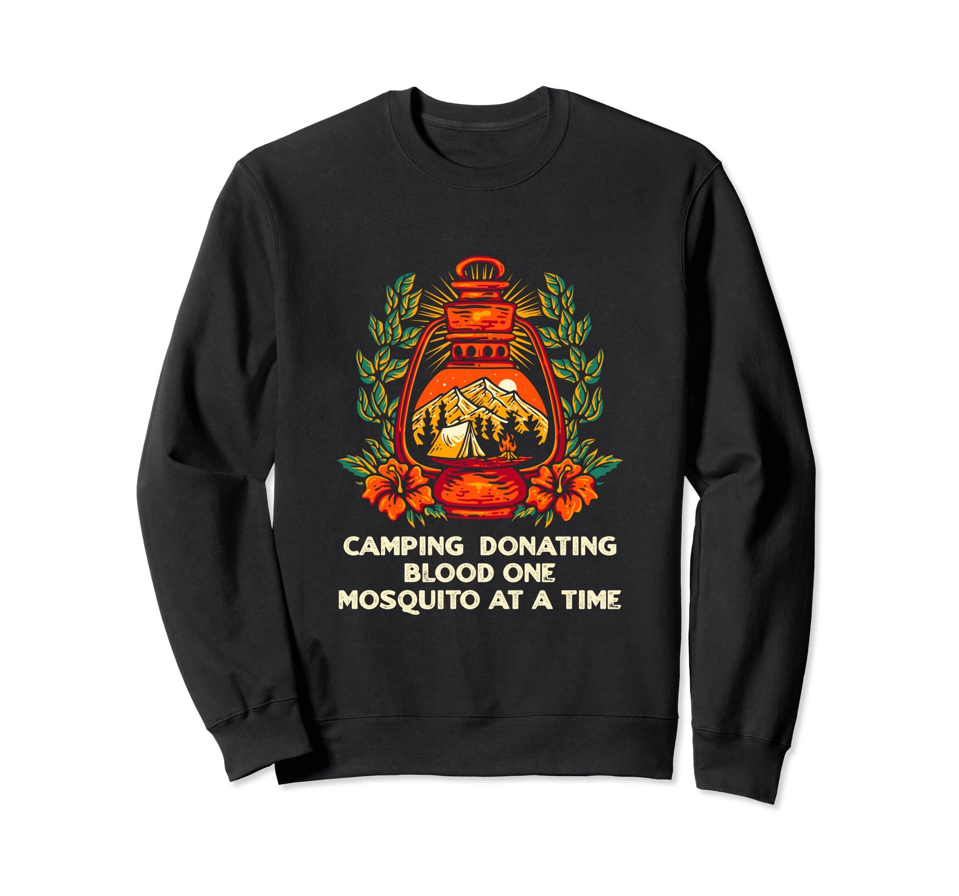 Donating Blood One Mosquito Sweatshirt - Aesthetic Graphic for Adults - T-Shirt, Sweatshirt, Hoodie