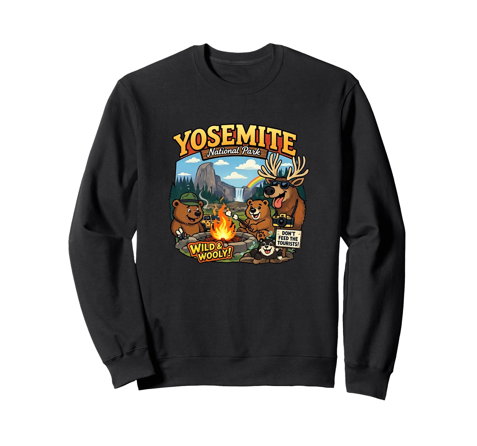 Funny Yosemite National Park Sweatshirt - Fun Novelty Design Men Women - T-Shirt, Sweatshirt, Hoodie
