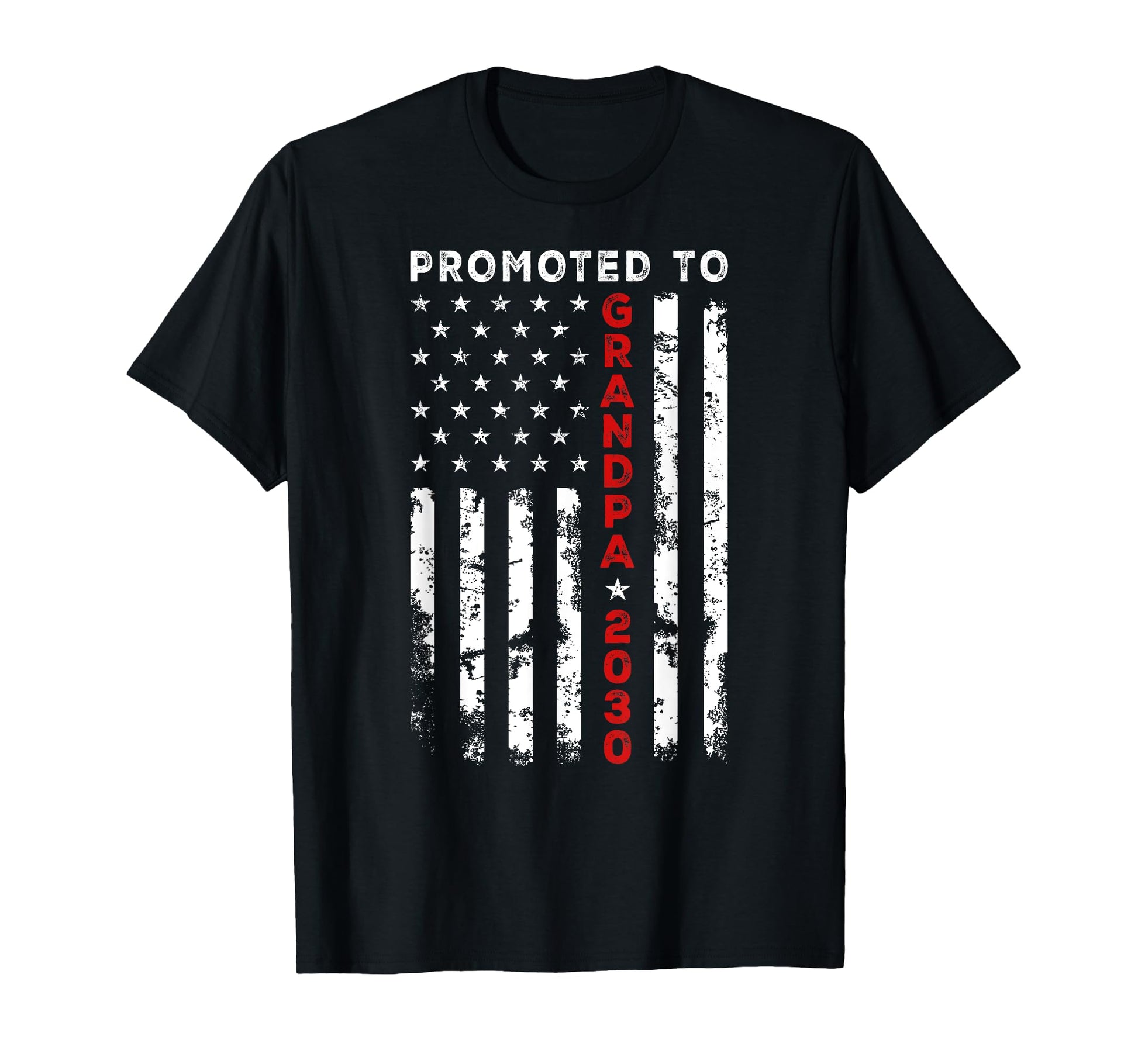 Usa American Flag Promoted To T-Shirt - Fun Novelty Design for Adults - T-Shirt, Sweatshirt, Hoodie