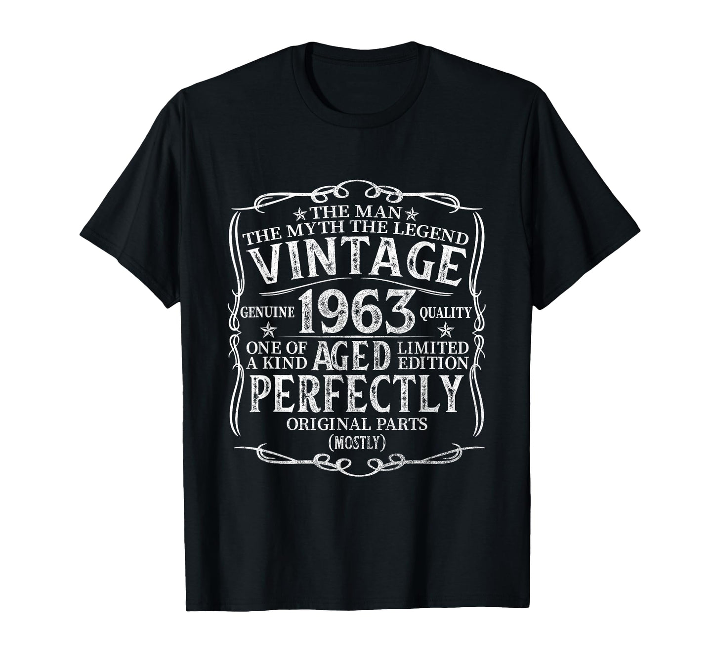 1963 Myth Legend 60 Year Old Gift 60Th T-Shirt - Graphic Print Unisex - T-Shirt, Sweatshirt, Hoodie