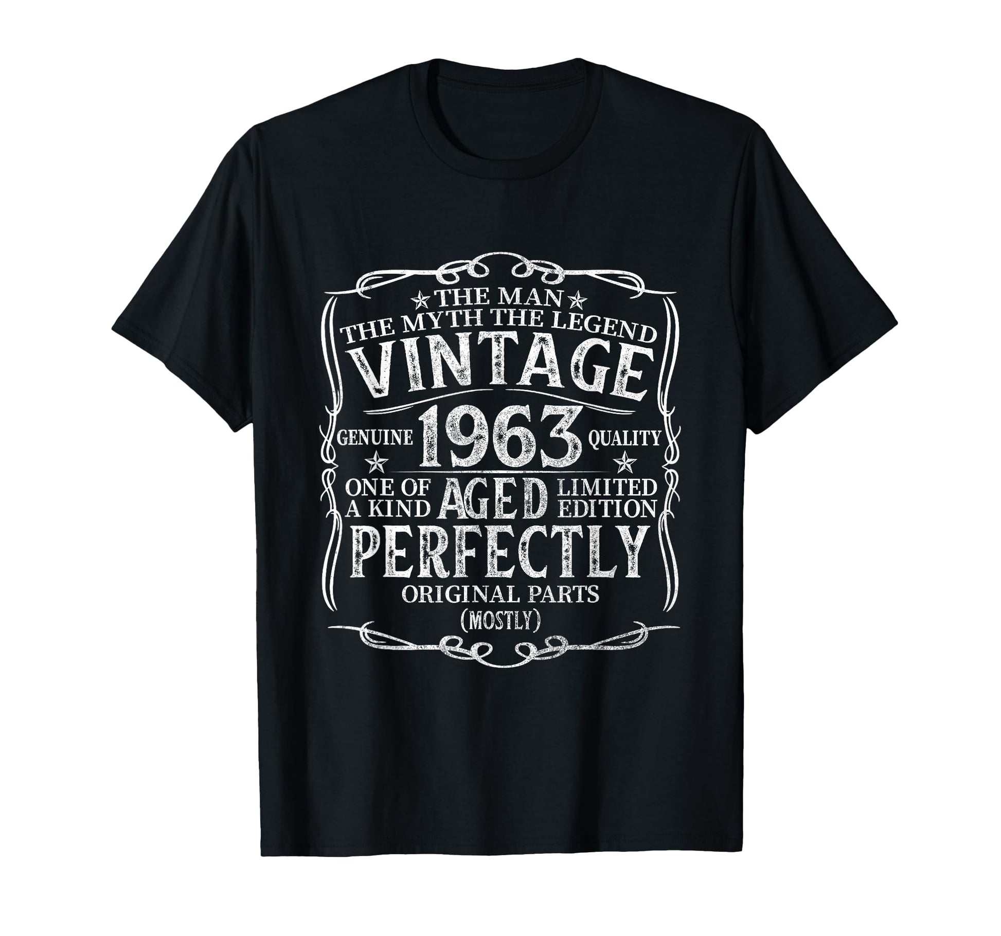 1963 Myth Legend 60 Year Old Gift 60Th T-Shirt - Graphic Print Unisex - T-Shirt, Sweatshirt, Hoodie