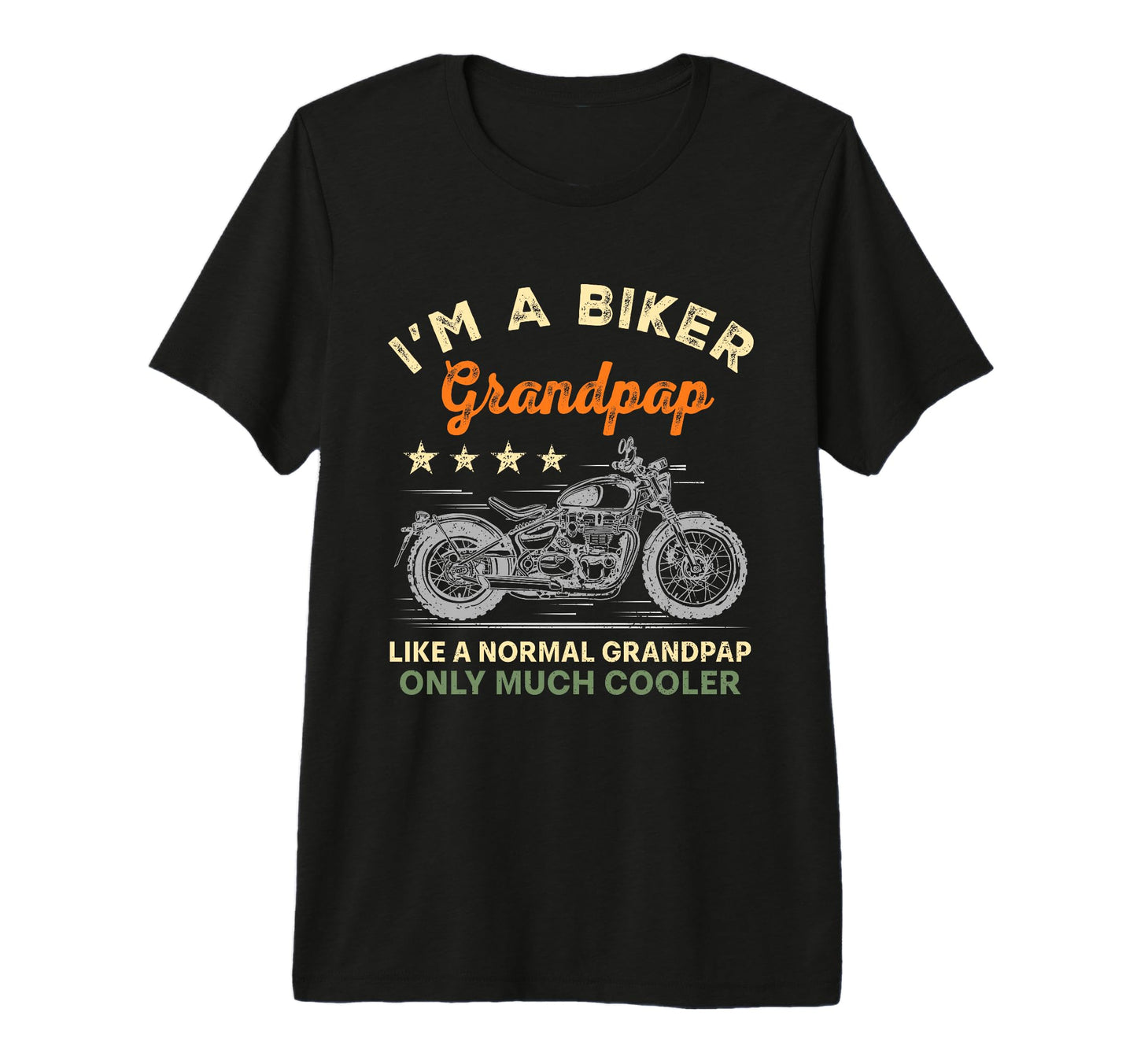 Mens Im Biker Grandpap Motorcycle T-Shirt - Minimalist Print for Adults - T-Shirt, Sweatshirt, Hoodie