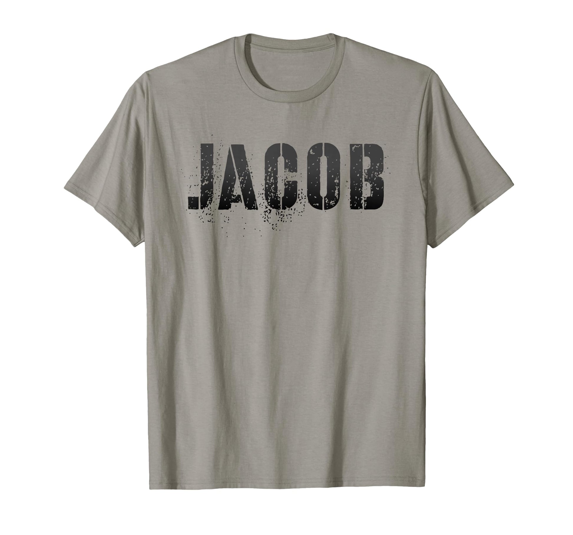 First Name Jacob Military T-Shirt - Custom Art Print for Adults - T-Shirt, Sweatshirt, Hoodie
